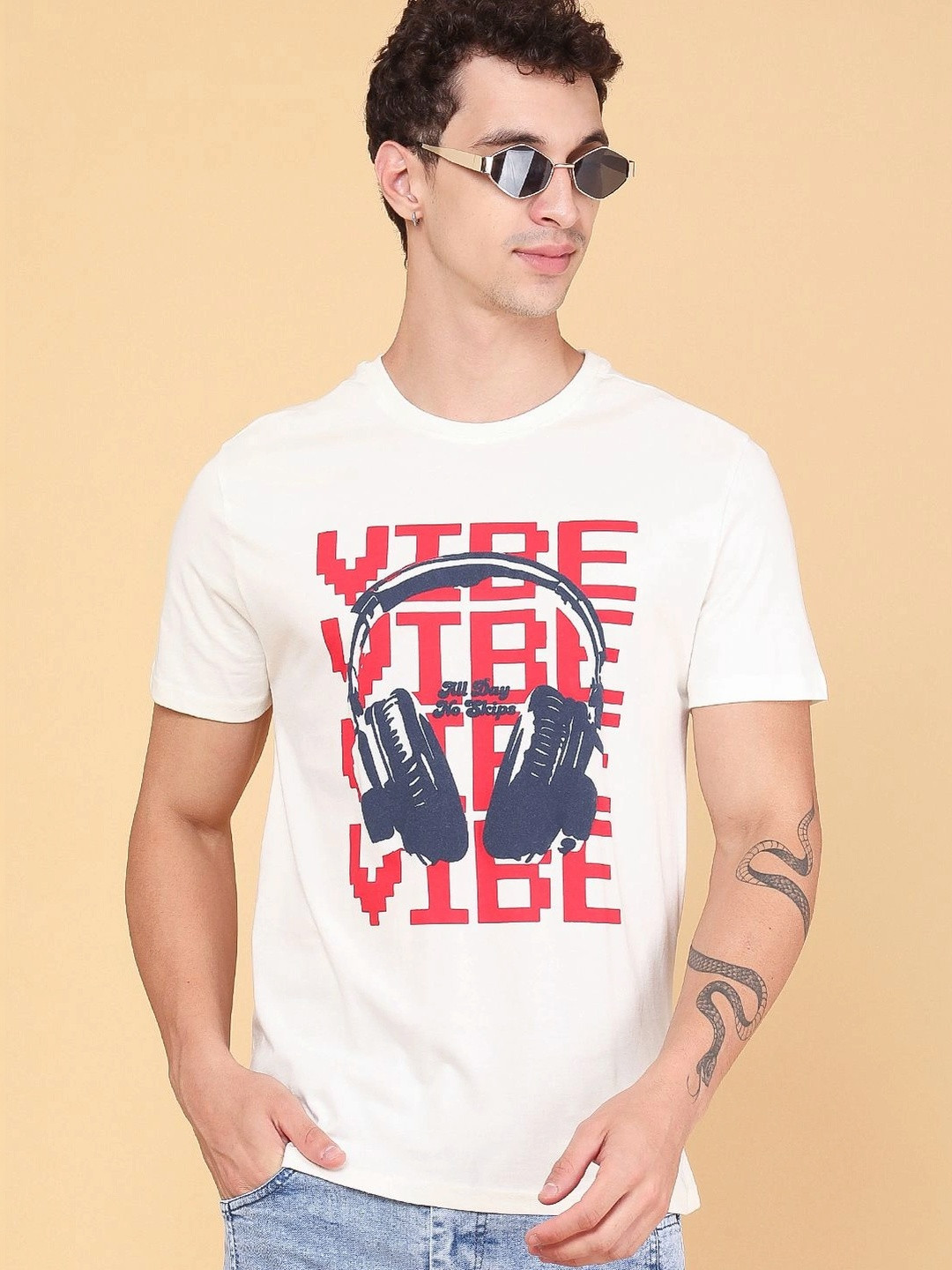 LIMEROAD Men Printed T-shirt