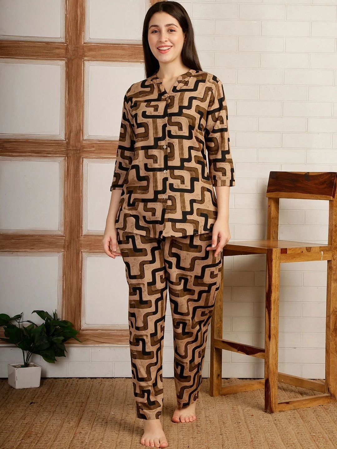 Smarty Pants Women Printed Night suit