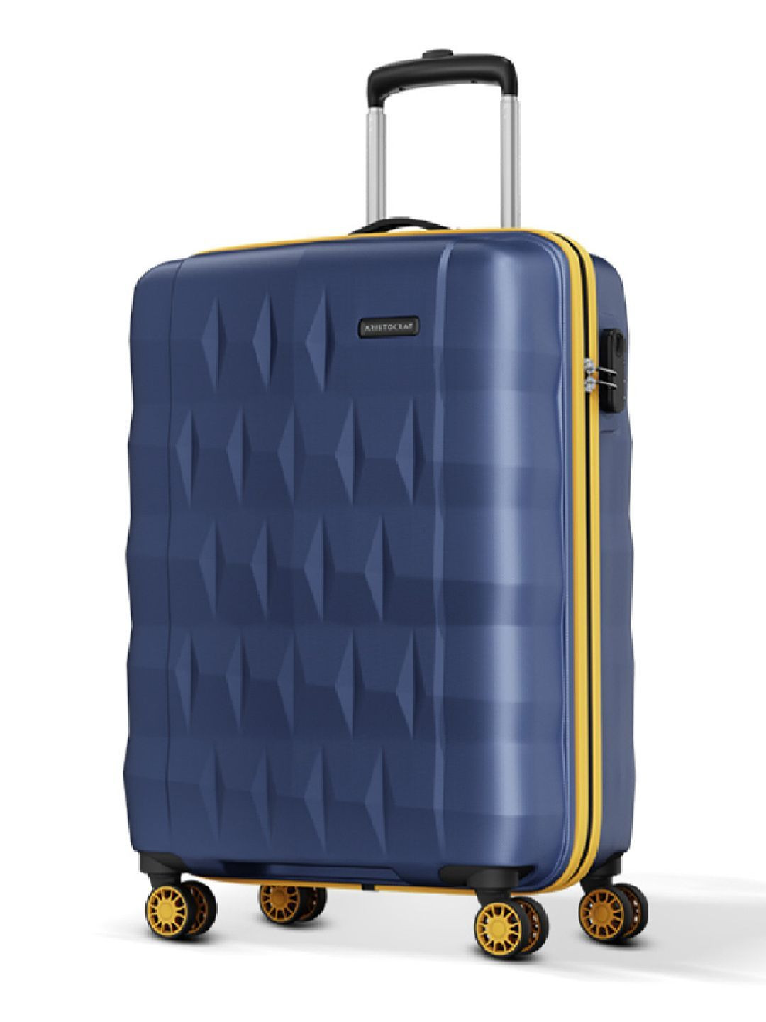 Aristocrat Comet Blue Small Hard Luggage 56cm Cabin Trolley