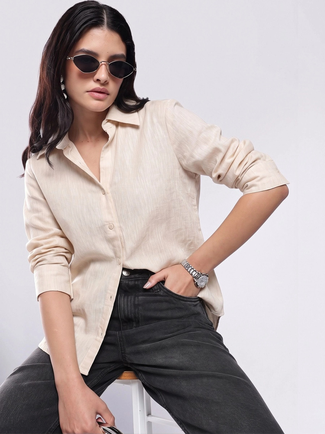 HERE&NOW Women Casual Shirt
