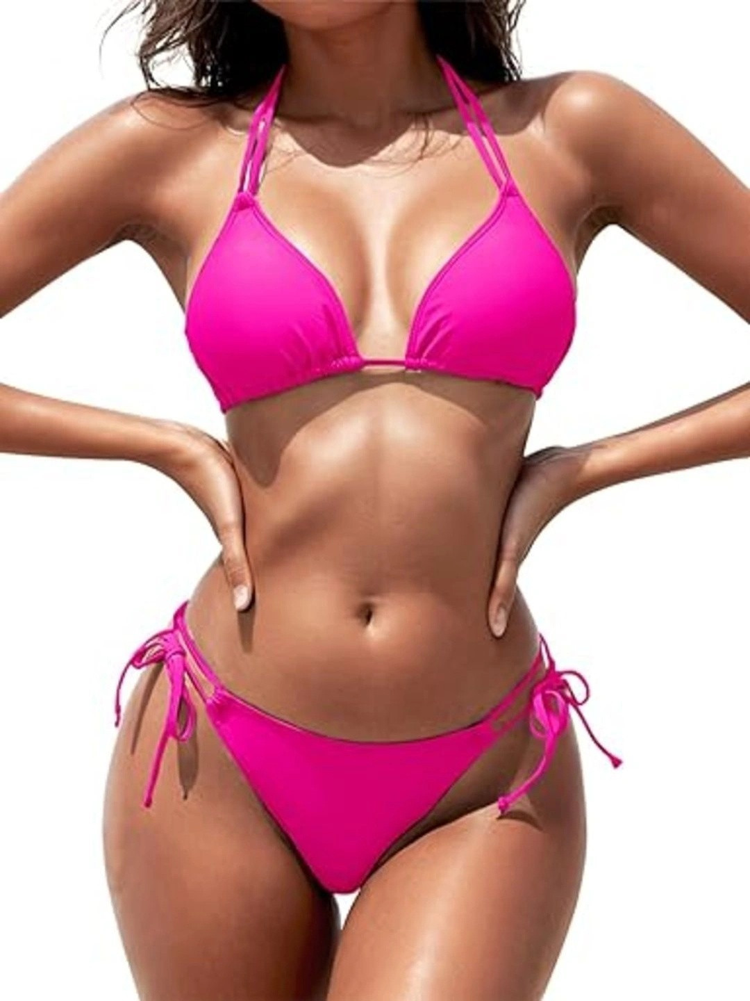 GEETARTS Halter Neck Swim Bikini Set
