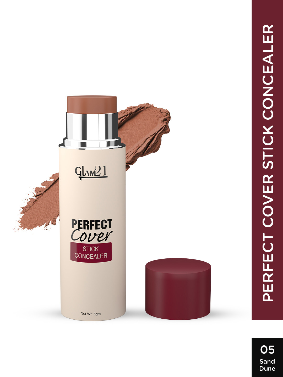 GLAM21 Perfect Cover Waterproof Stick Concealer - 6 g - Sand Dune 05