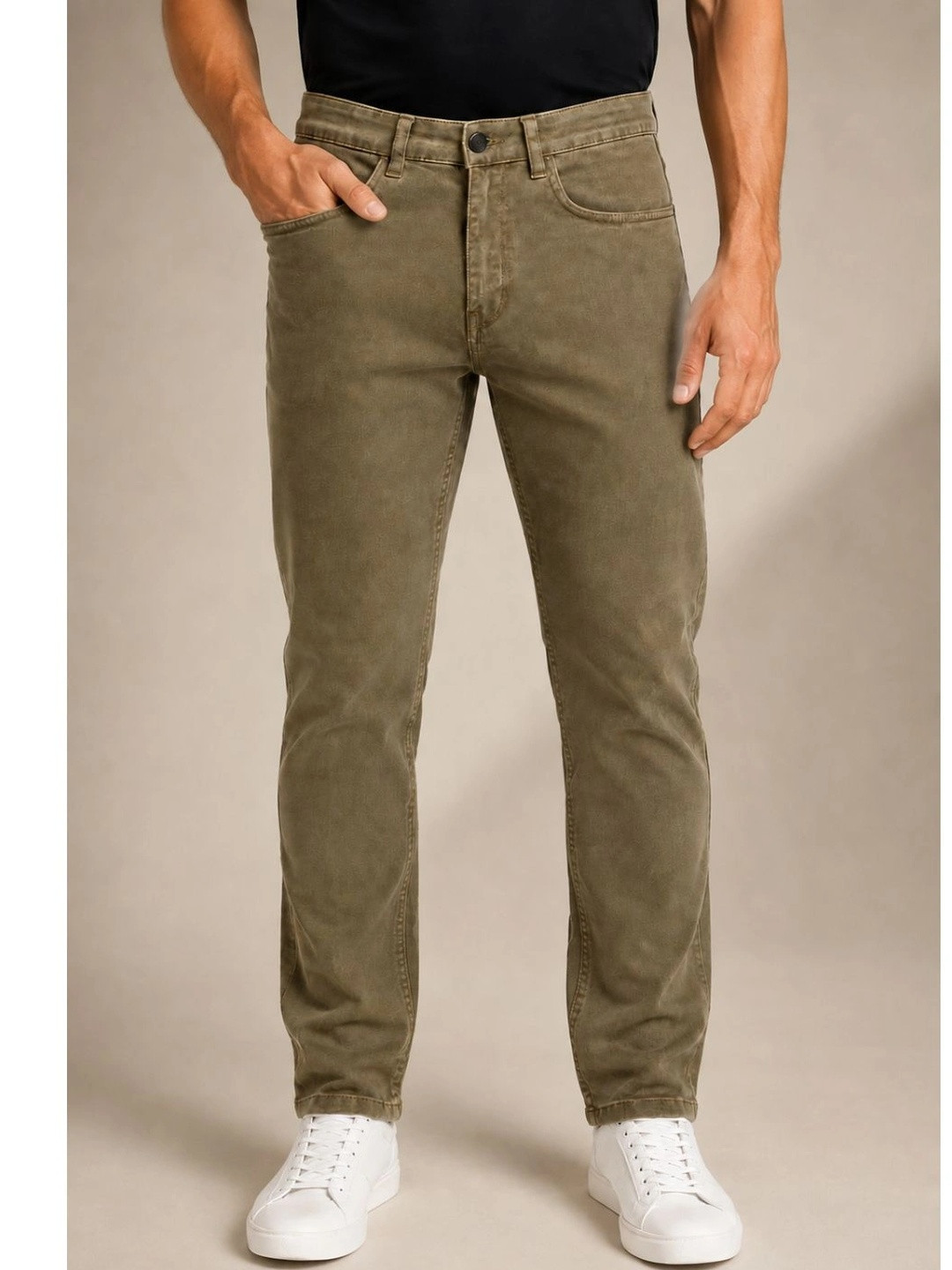 ZUSH Men Straight Fit Mid-Rise Stretchable Jeans