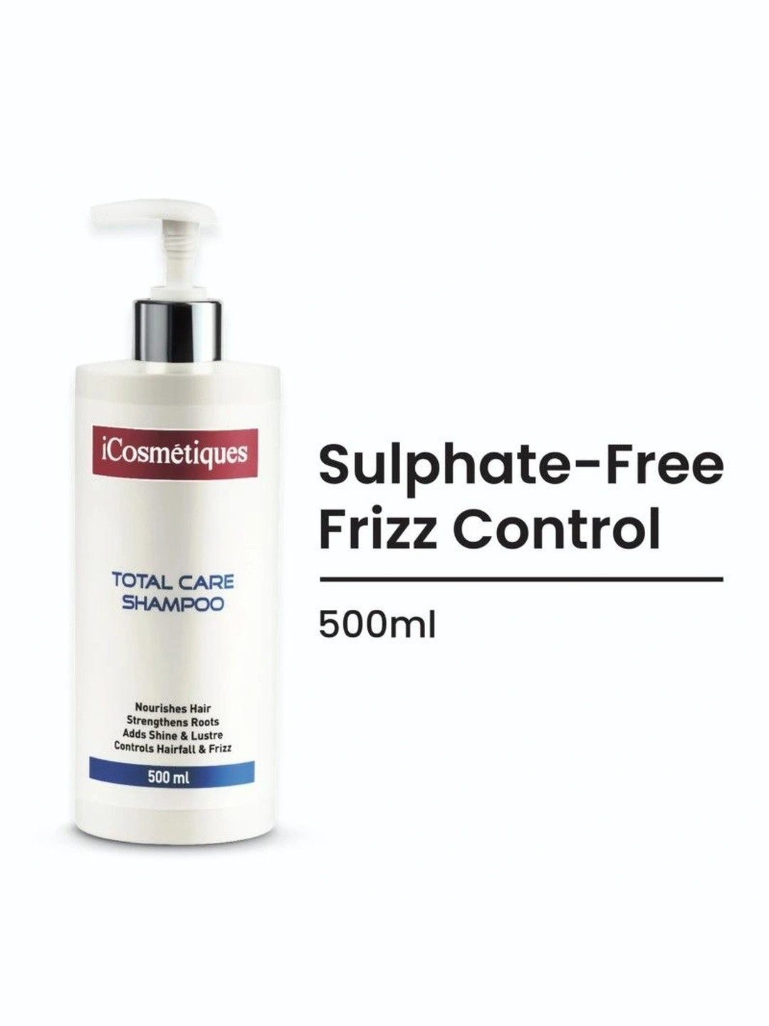 iCosmetiques Hair Fall Shampoo Sulfate-Free| Keratin Proline Vit B5| 500ml