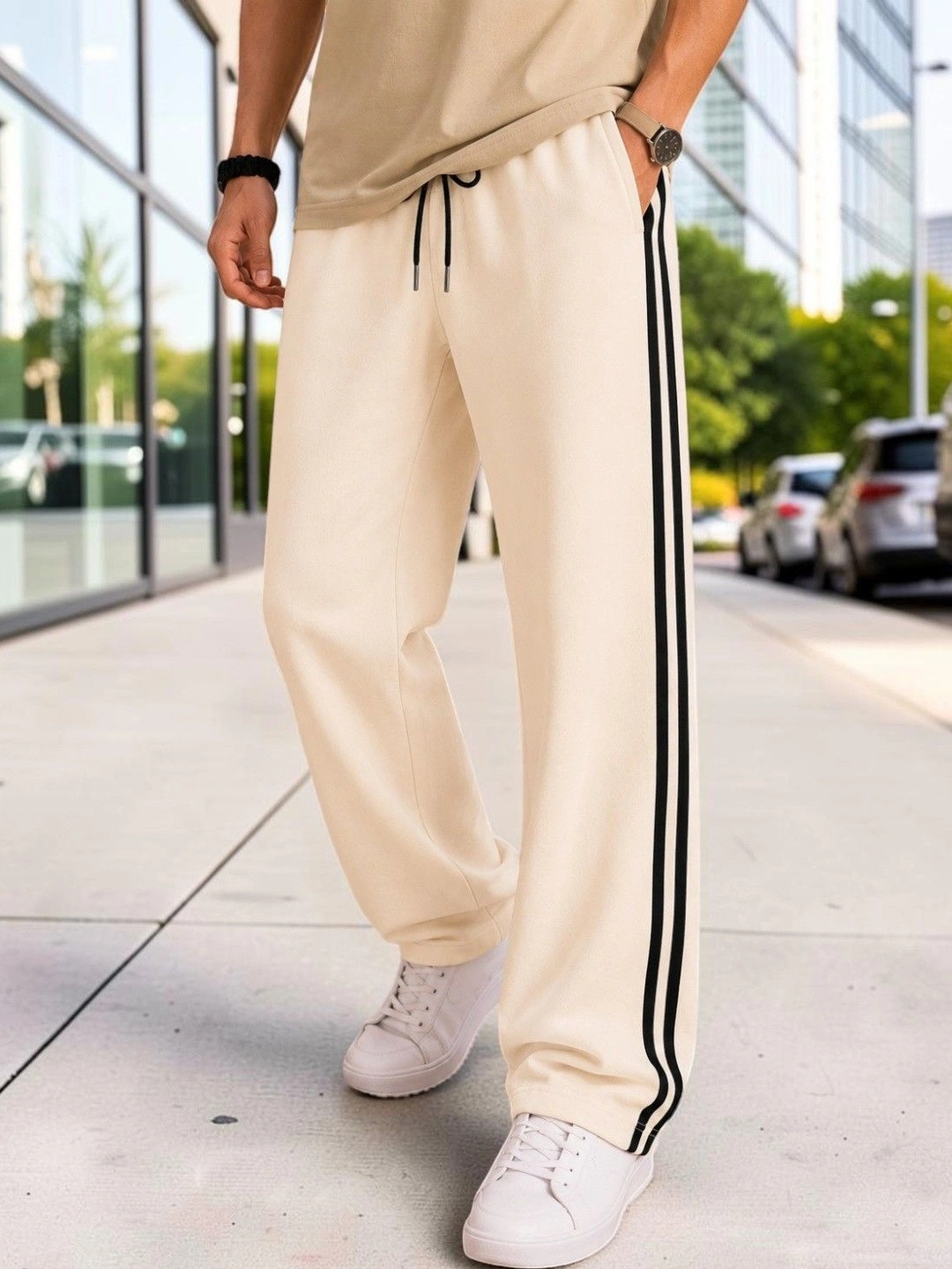 MOJAMEDI Men Straight Fit Training Track Pants