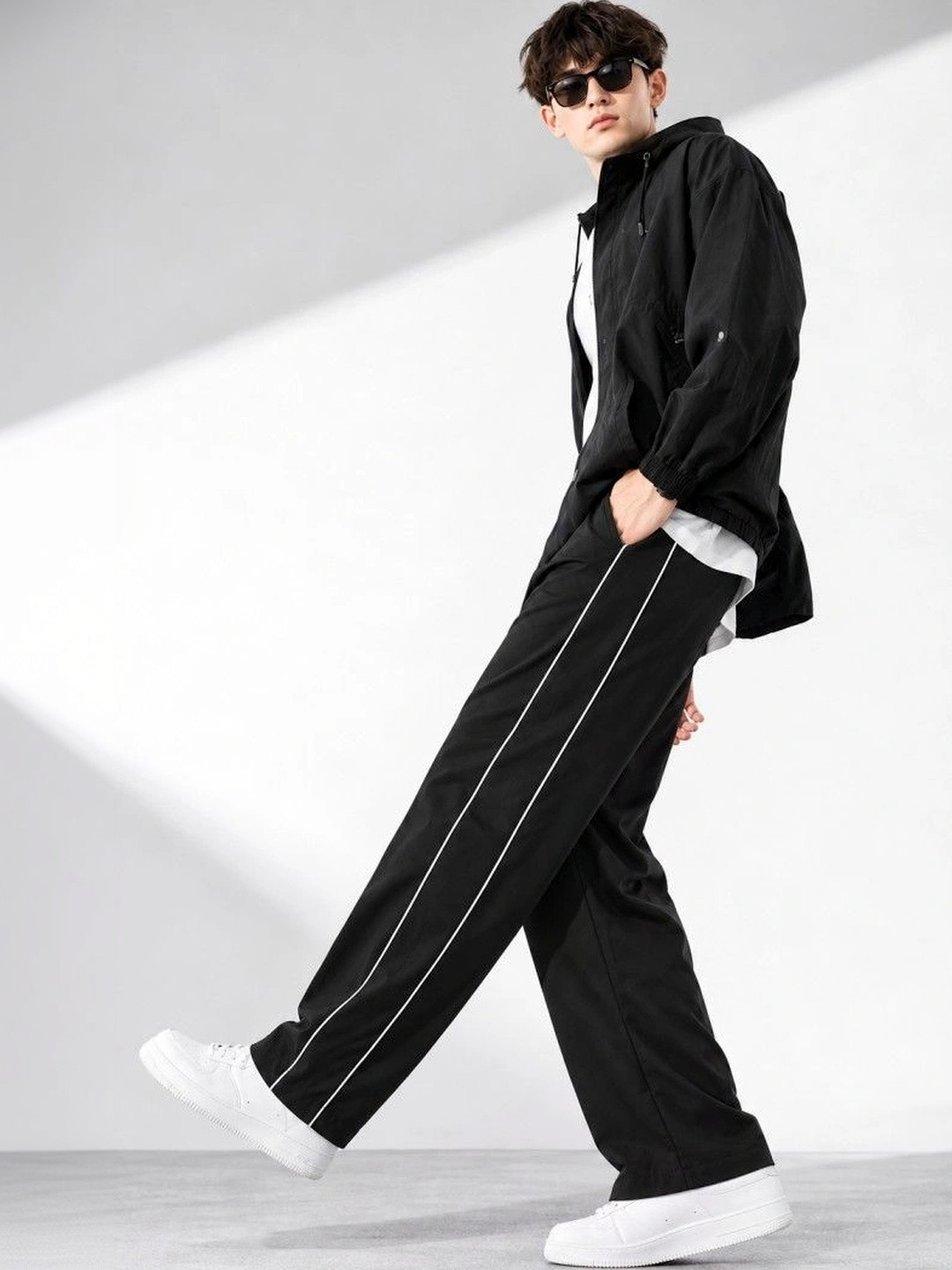 Netclick Men Straight Fit Training Track Pants