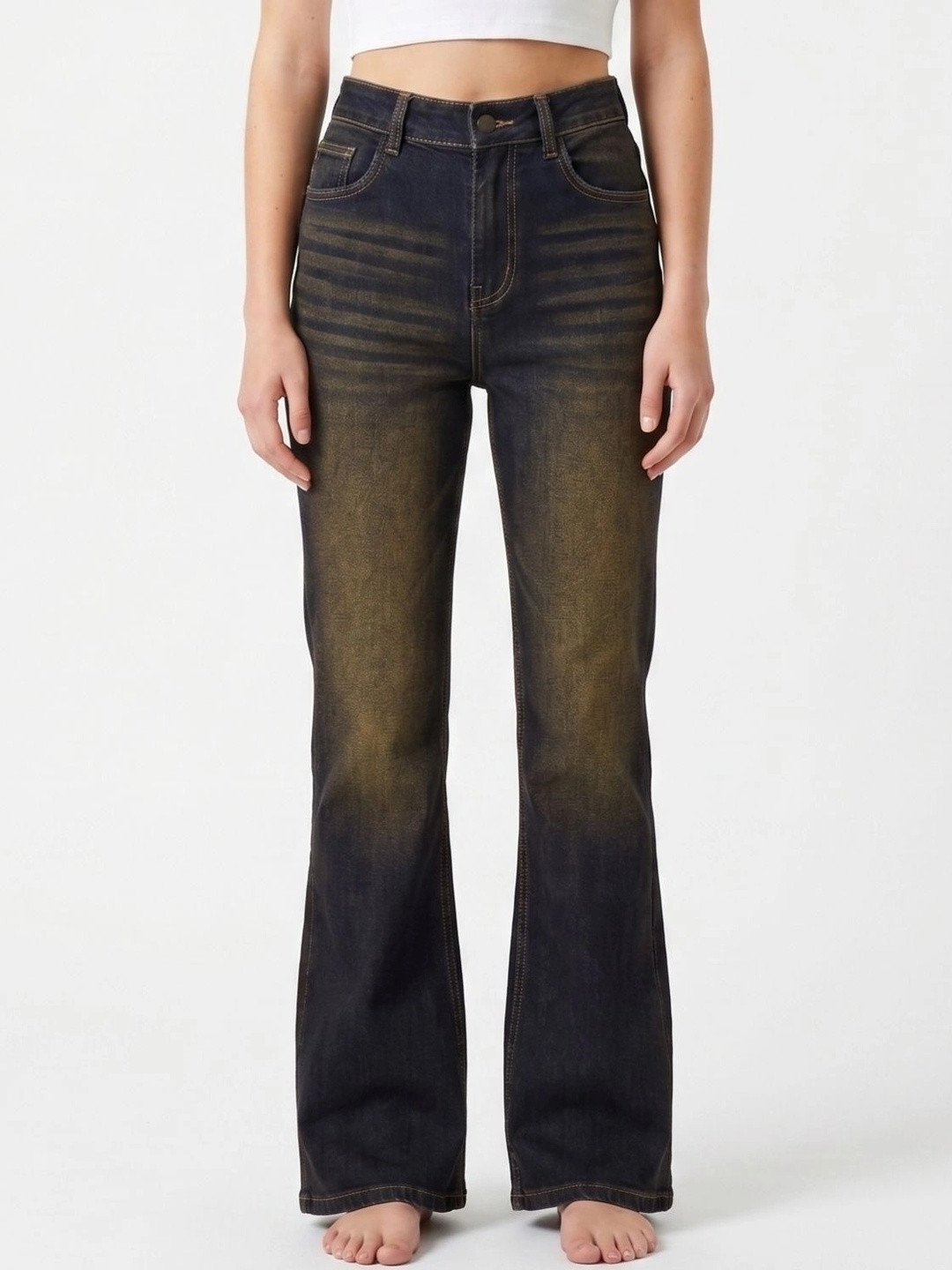 Roadster Women Bootilicious Bootcut High-Rise Stretchable Jeans