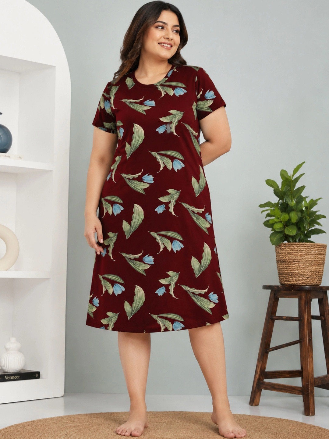 9shines Label Printed Nightdress