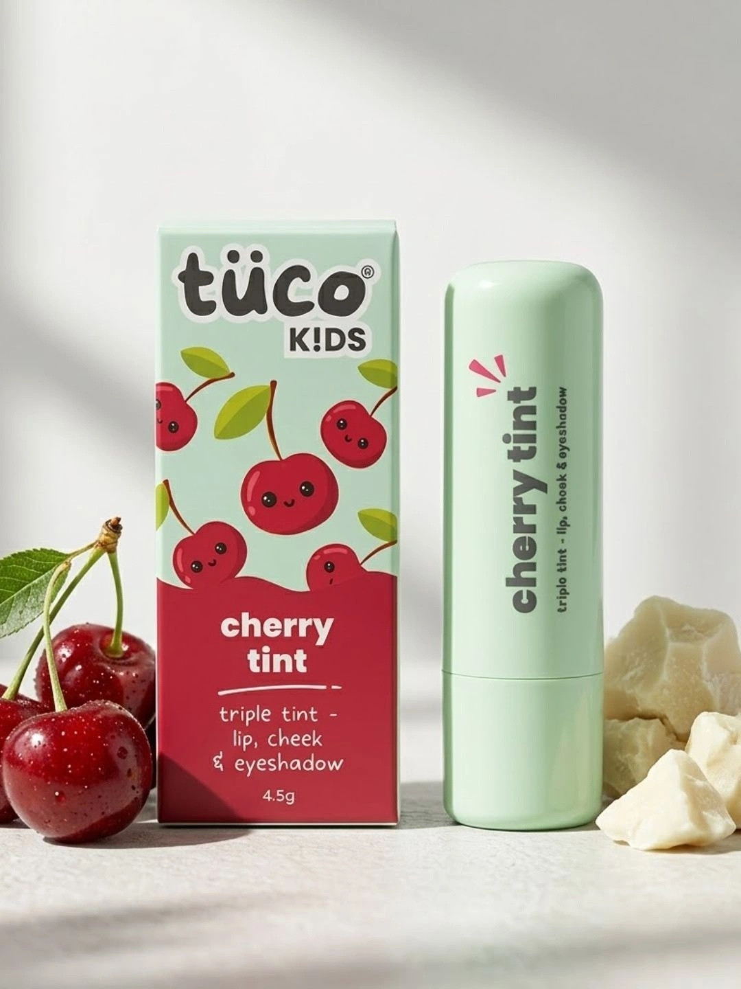 Tuco Cherry Lip Balm Tint- 4.5 g