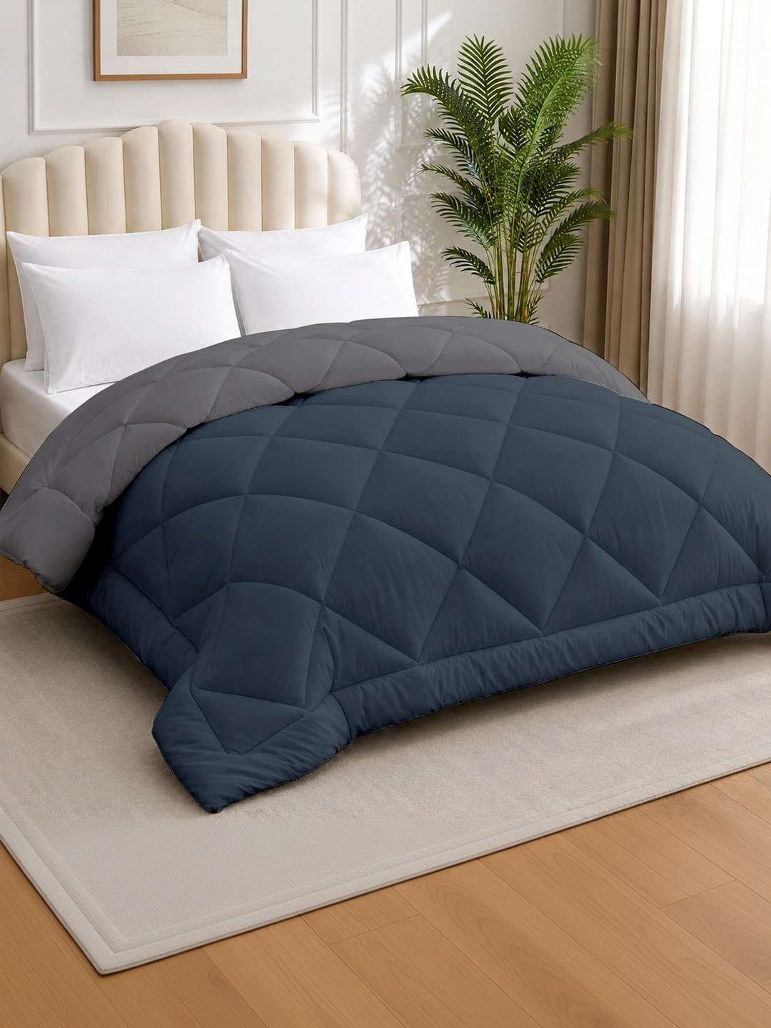AYKA Grey & Charcoal Heavy Winter 300 GSM Duvet