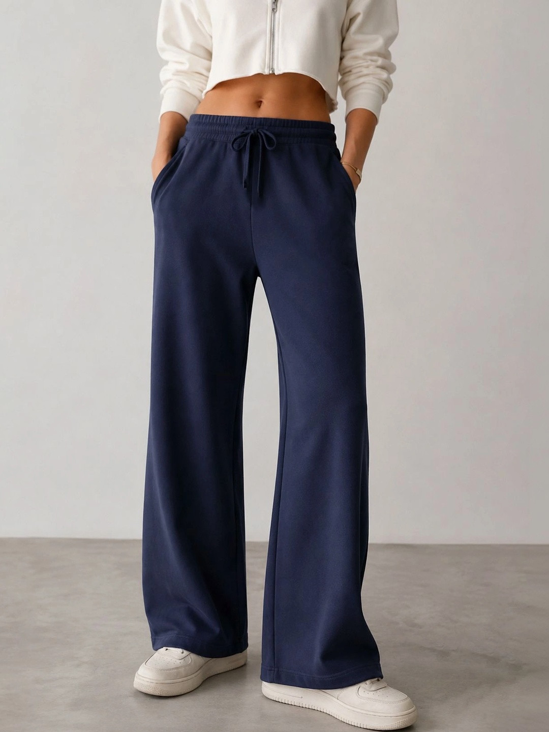 SASSAFRAS Women Relaxed Fit Track Pants