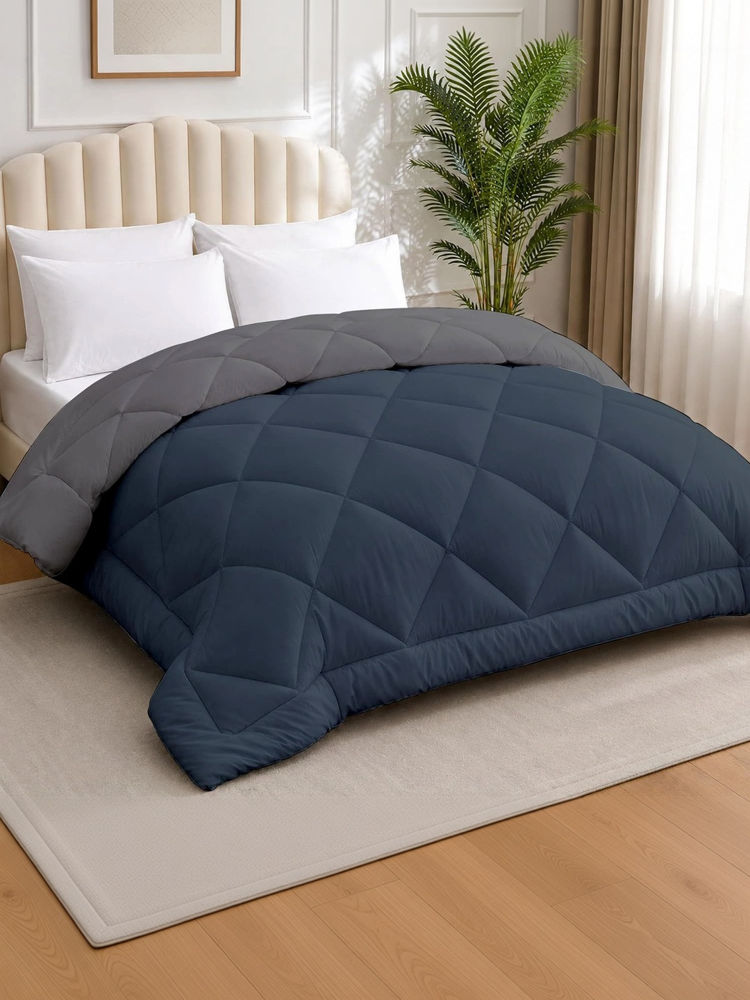 AYKA Grey & Charcoal Heavy Winter 300 GSM Duvet