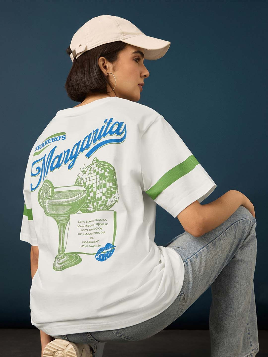 Difference Of Opinion Women Short Sleeve Printed Oversized Fit Tshirt