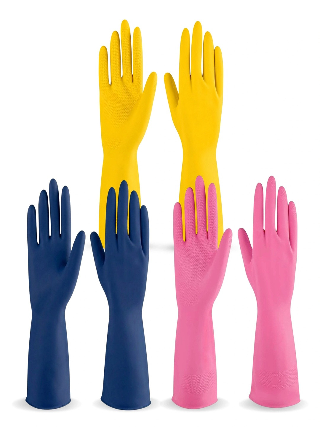 TICK MARK Set Of 3 Kitchen Gloves