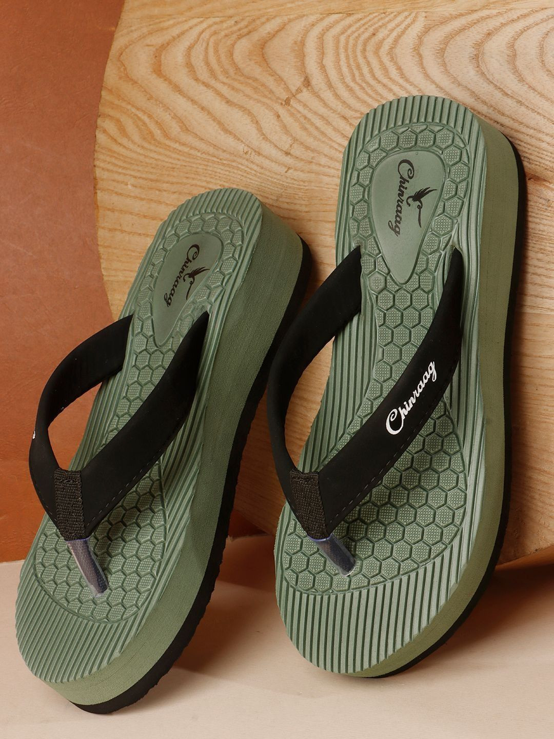 CHINRAAG Women Open Toe Flats