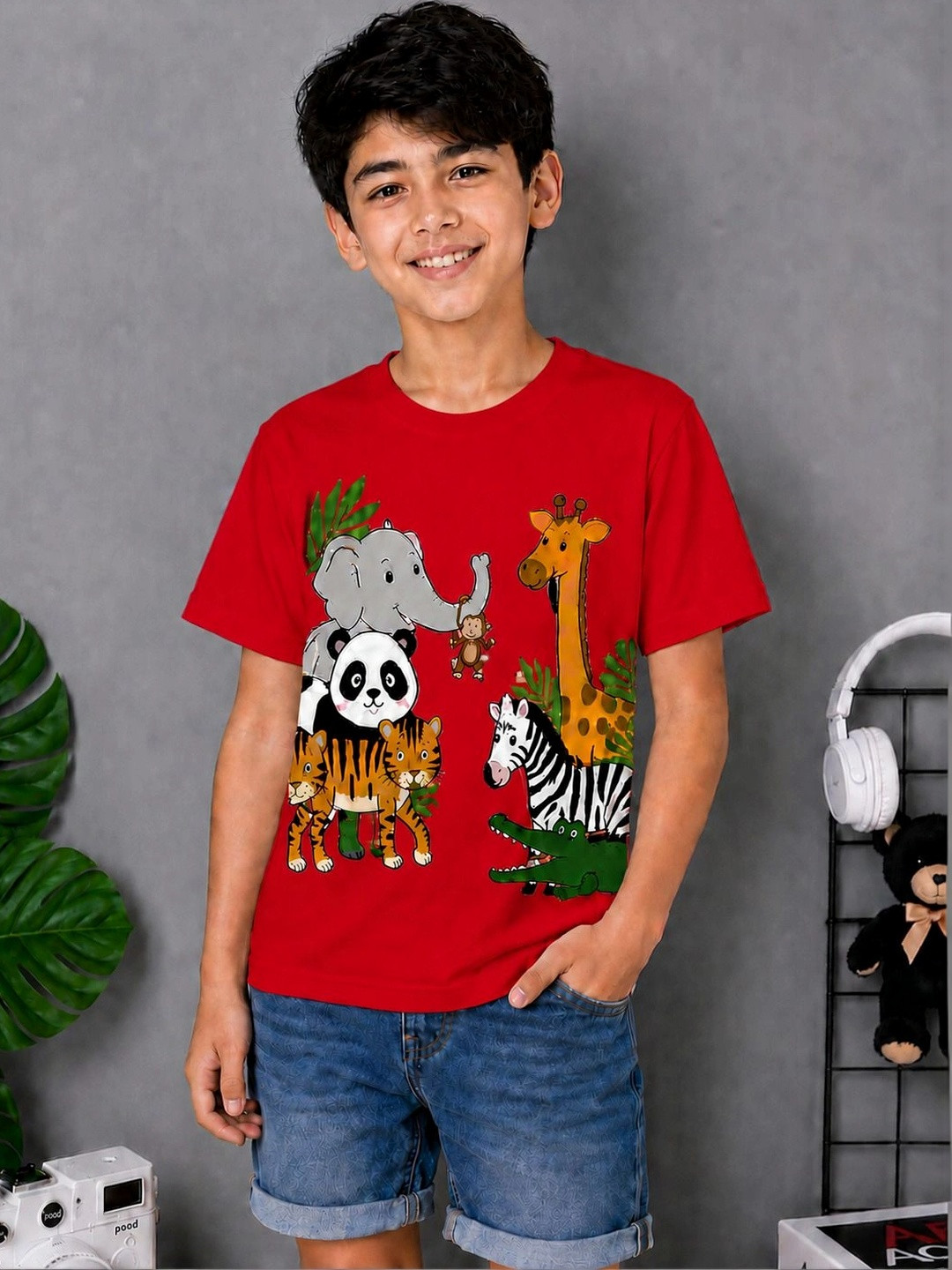 YK Kids Printed T-shirt