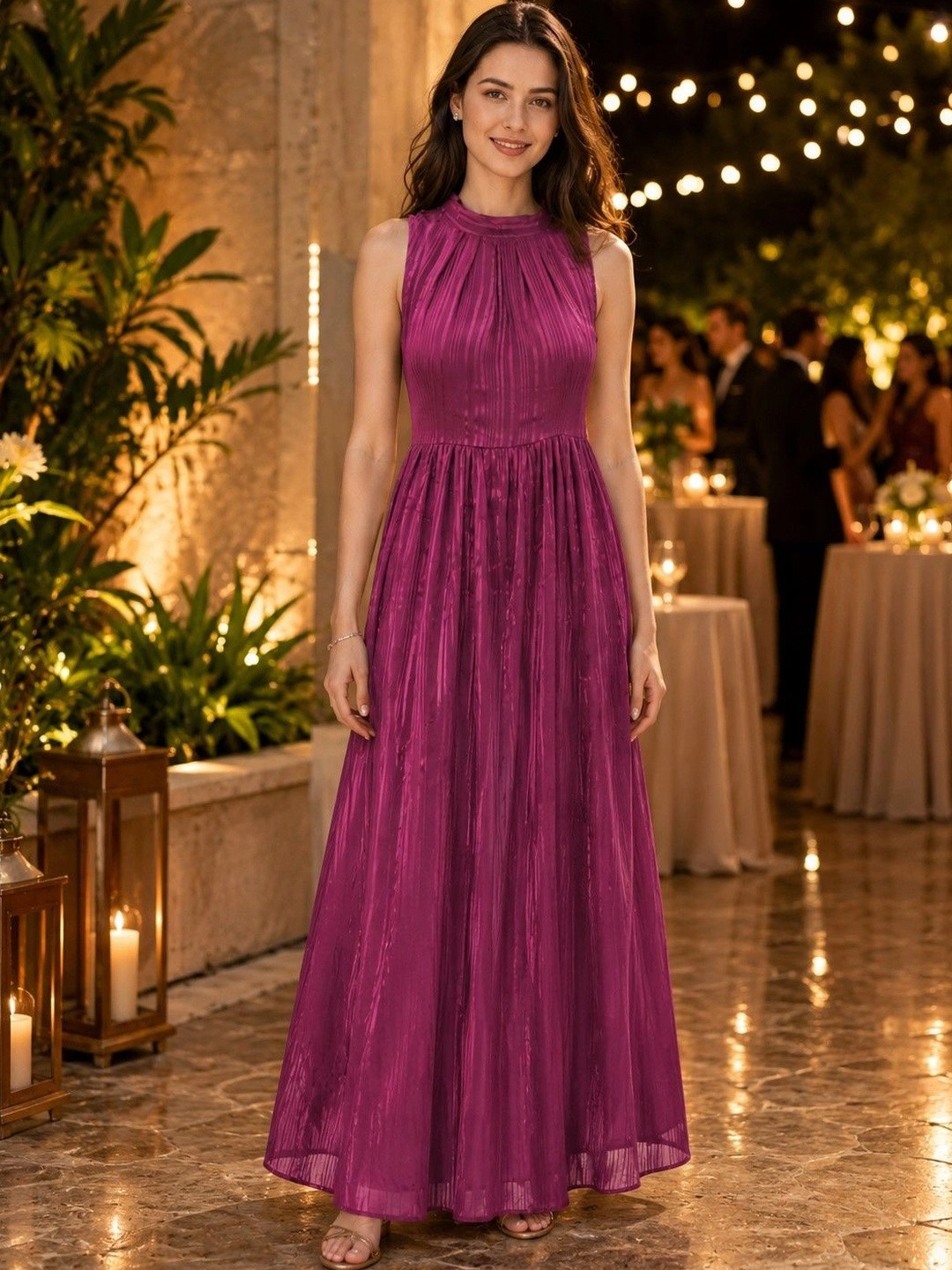 DressBerry Chiffon Formal Maxi Dress