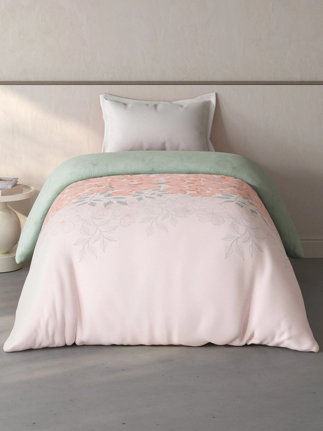 SPACES Pink Floral AC Room 150 GSM Dohar