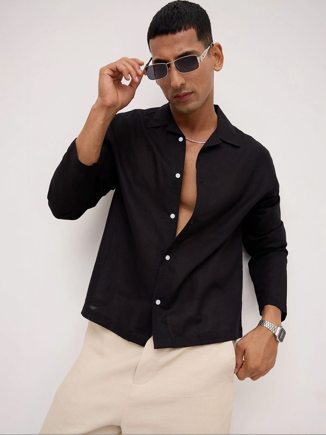 VASTRADO Men Classic Boxy Casual Shirt