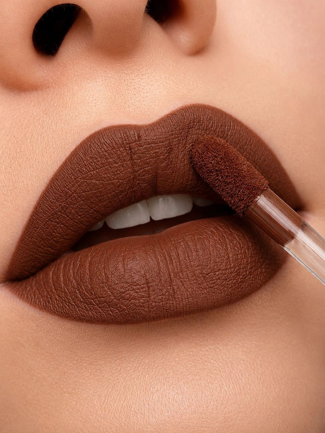 BELLABLOOM Long Lasting Matte Liquid Lipstick - 5 ml - Coffee Brown