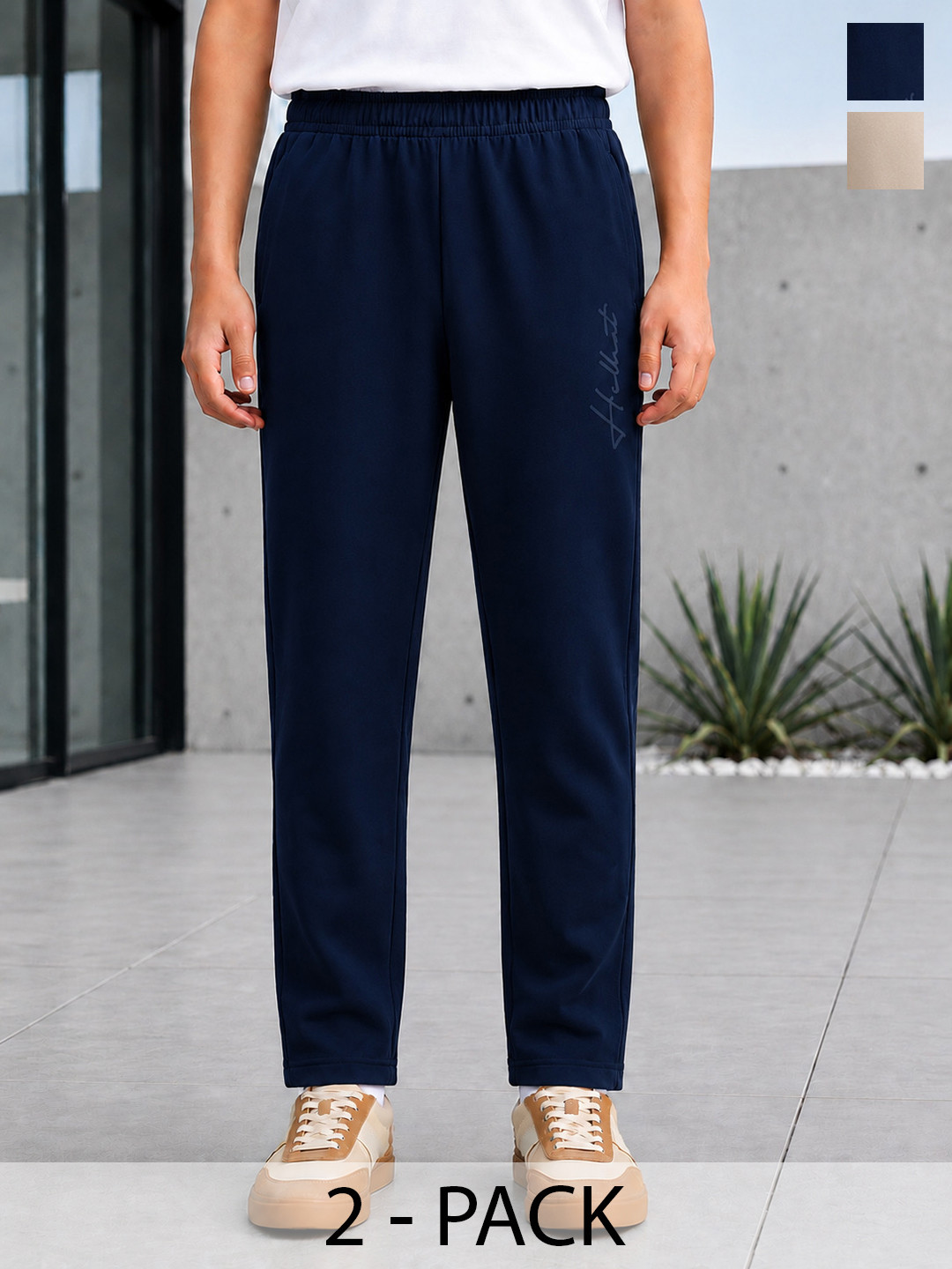 HELLCAT Boys Regular Fit Typography Track Pants