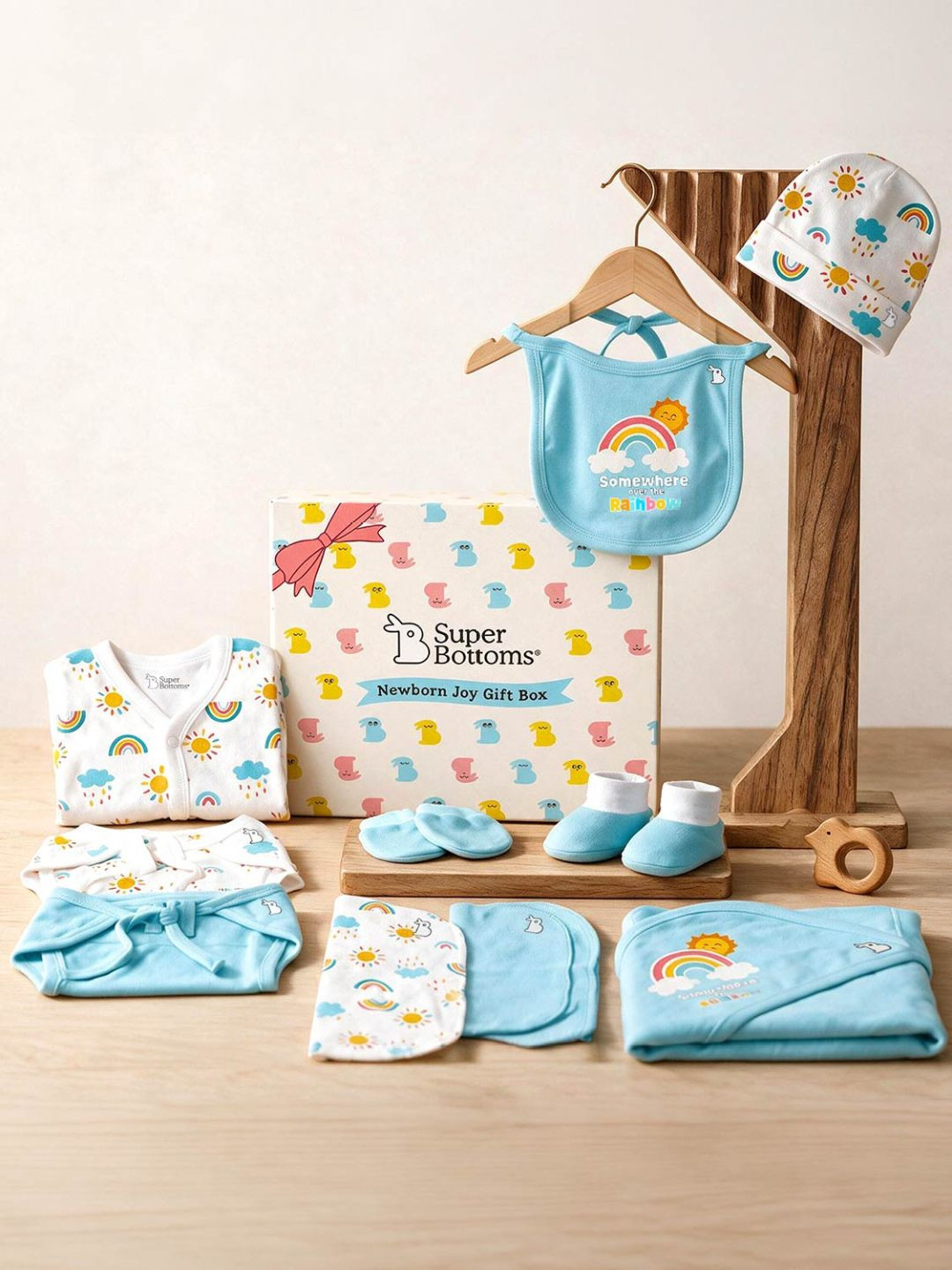 SuperBottoms Unisex Cotton Clothing Baby Gift Set for NewBorn Essentials 11pc