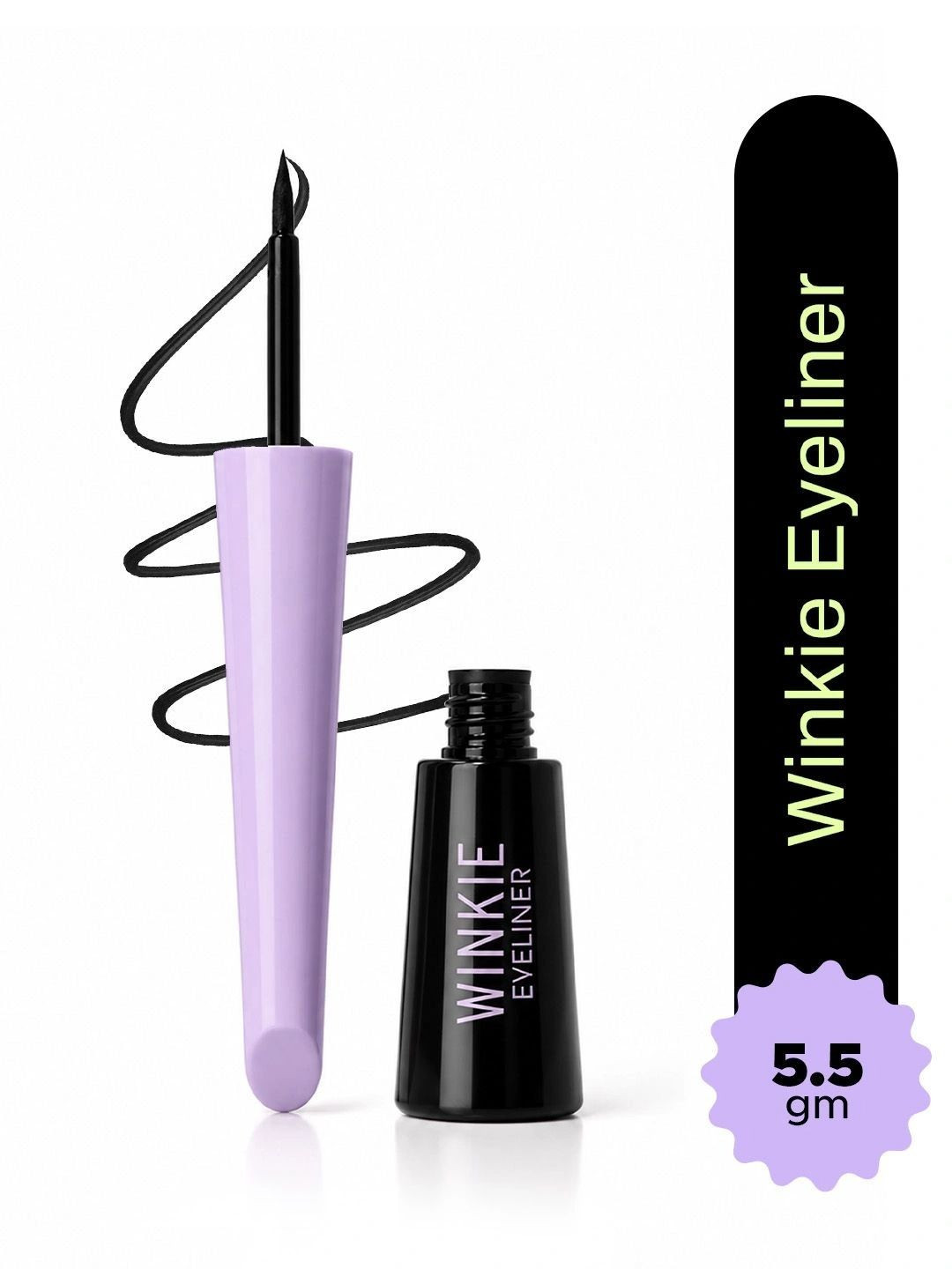Hilary Rhoda Water-Proof Matte Finish Winkie Eyeliner - 5.5 ml - Black