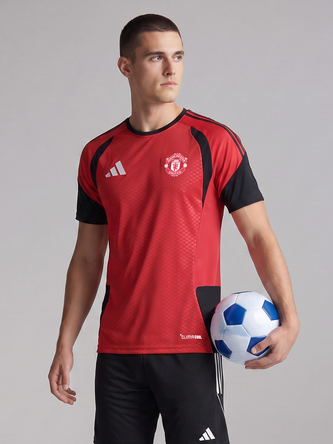 ADIDAS Manchester United Colourblocked T-shirt