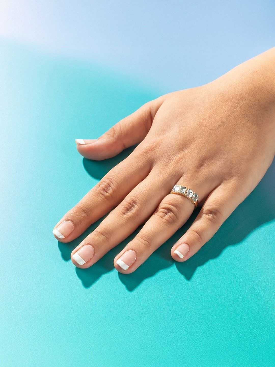 Ray Of Sunshine- ROS Beauty Set Of 20 Peel & Stick Nail Art Stickers - Classique