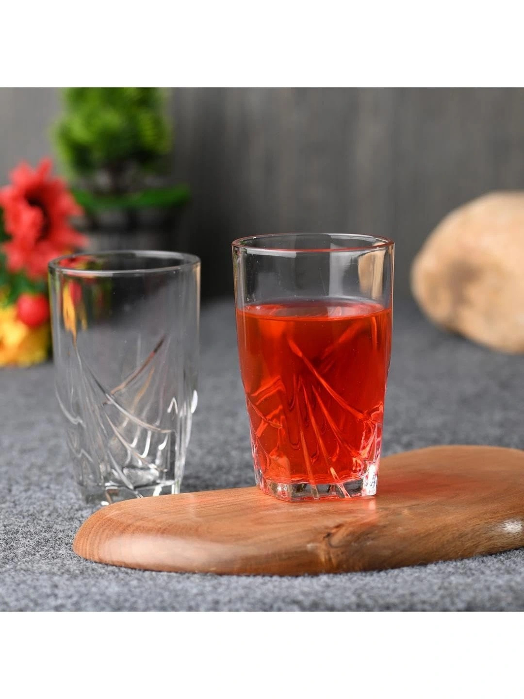 Aura Transparent 6 Dishwasher Safe Glass Water Glass