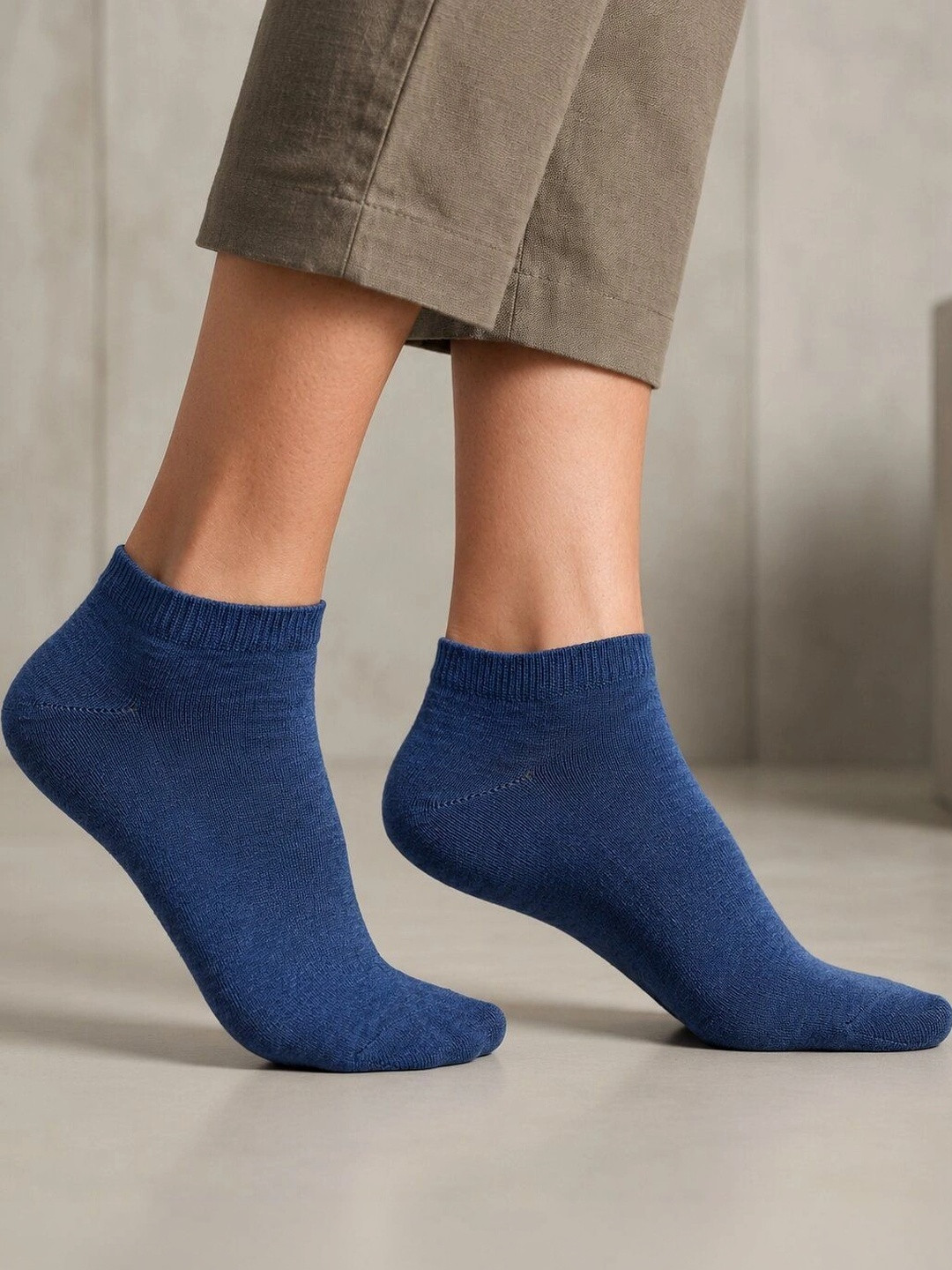 Moda Rapido Men Cotton Blend Ankle Length Socks