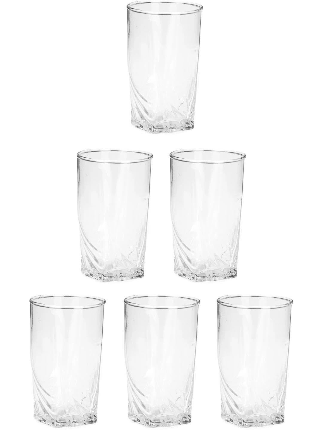 Aura Transparent 6 Dishwasher Safe Glass Water Glass