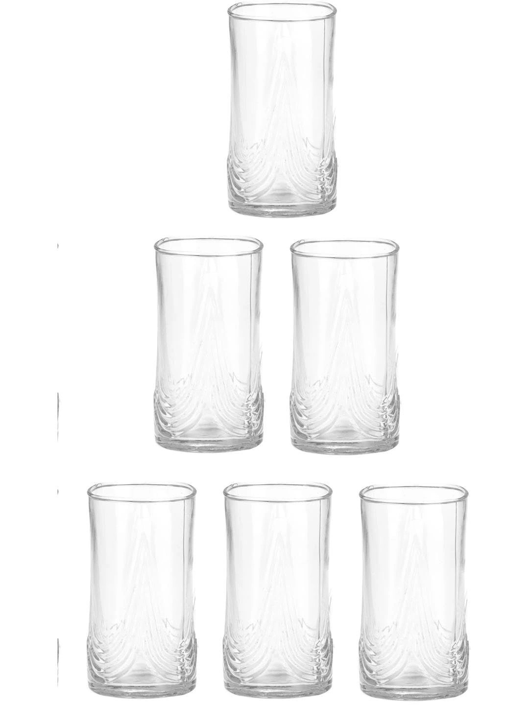 Aura Transparent 6 Dishwasher Safe Glass Water Glass