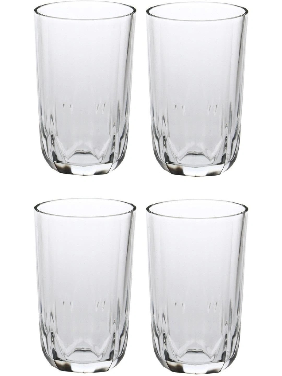 Aura Transparent 4 Dishwasher Safe Glass Water Glass