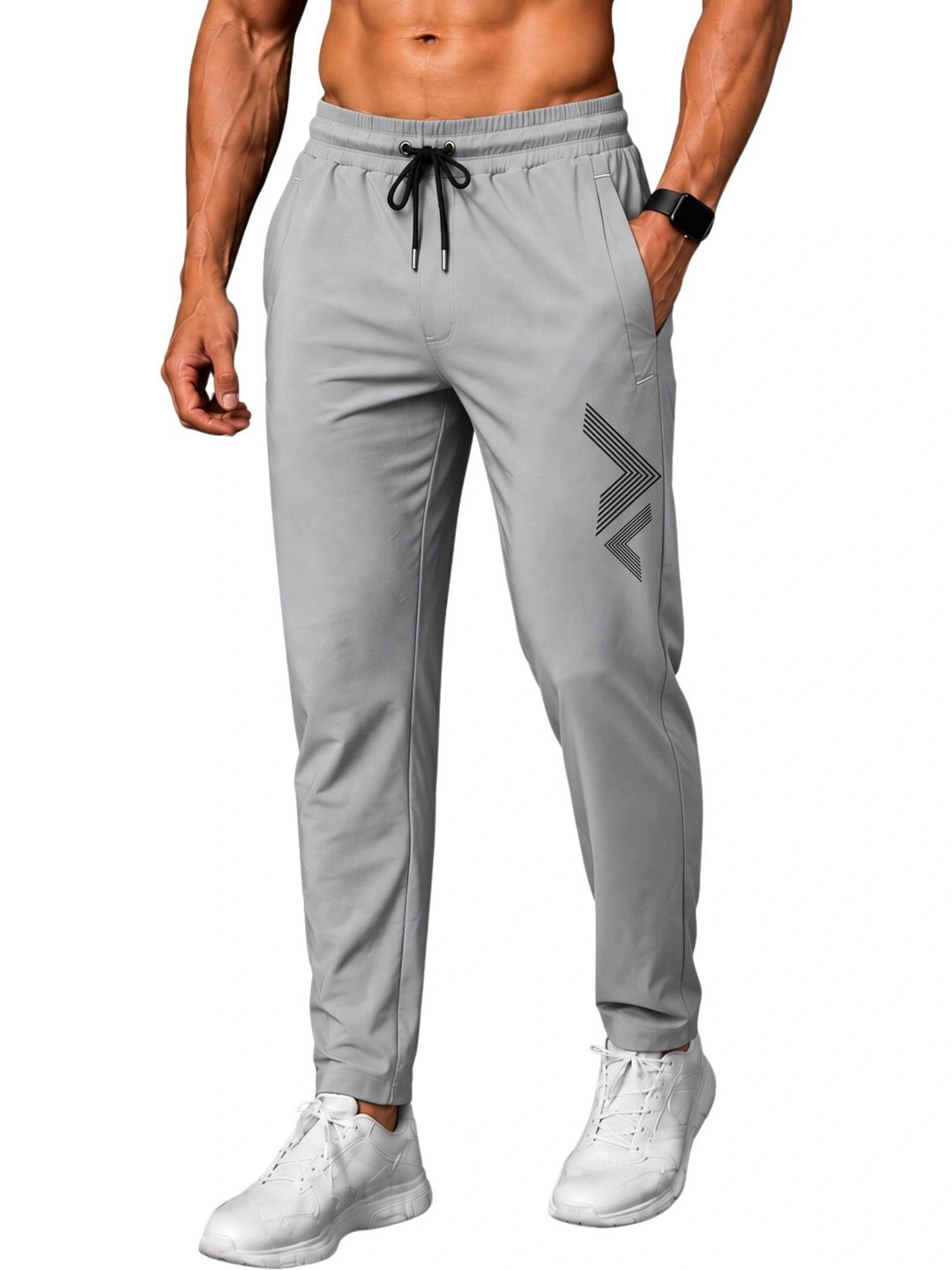 3Colors Men Regular Fit Graphic Print Training Joggers