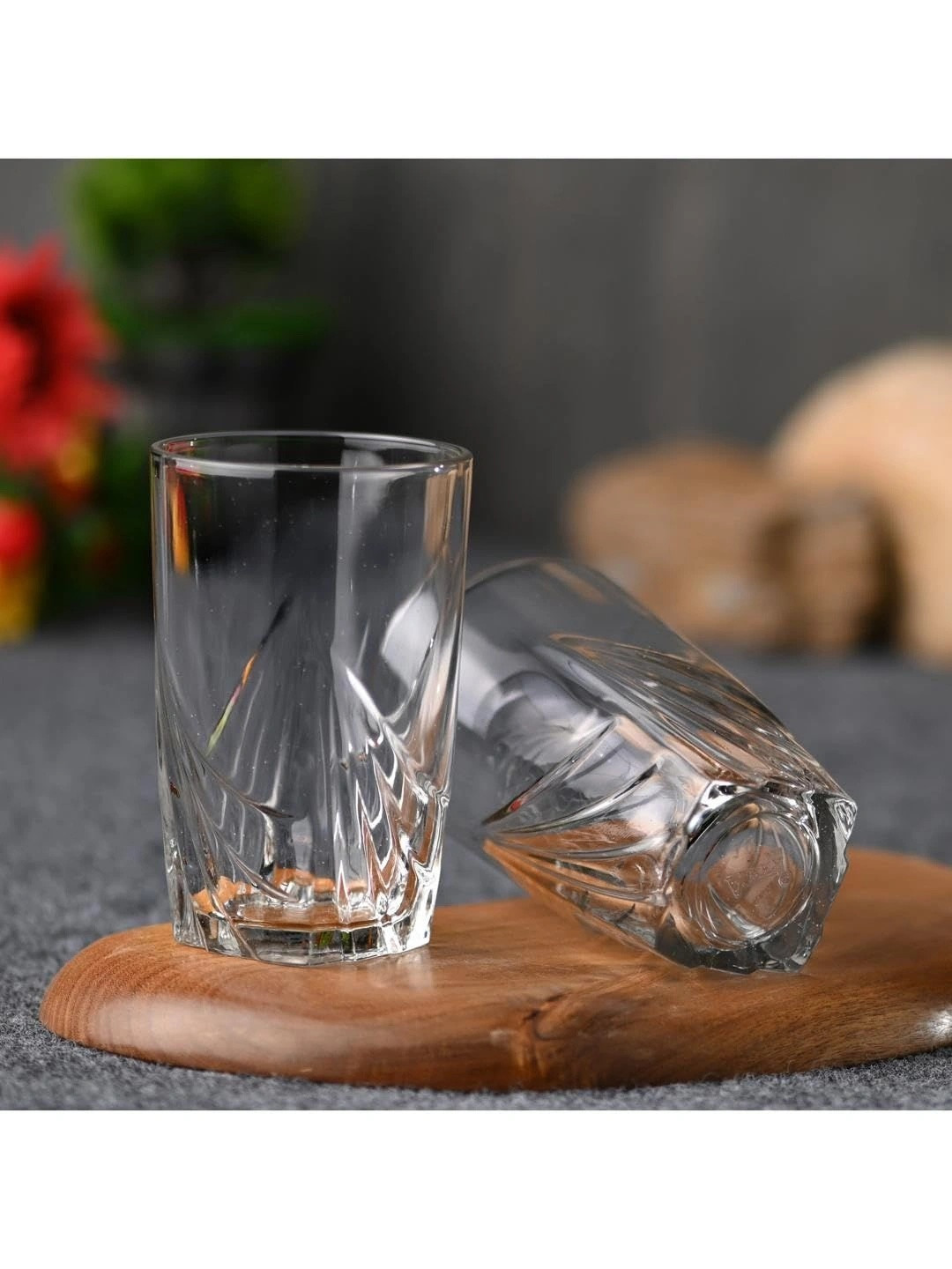 Aura Transparent 6 Dishwasher Safe Glass Water Glass