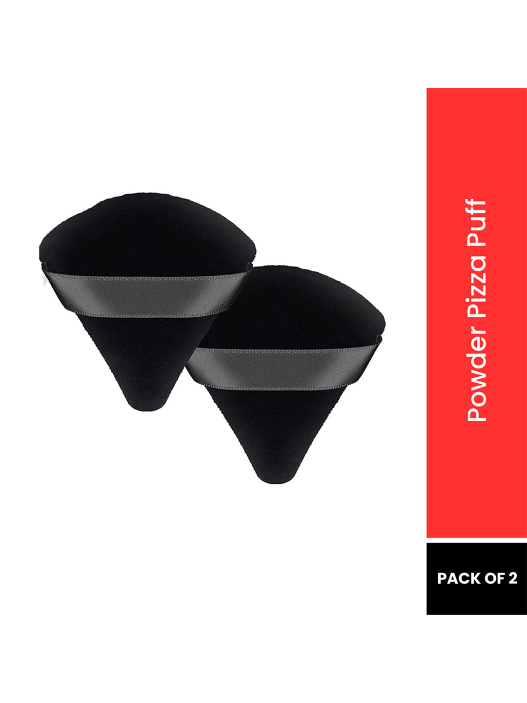 Bronson Professional 2-Pcs Pizza Triangle Powder Puff - Assorted