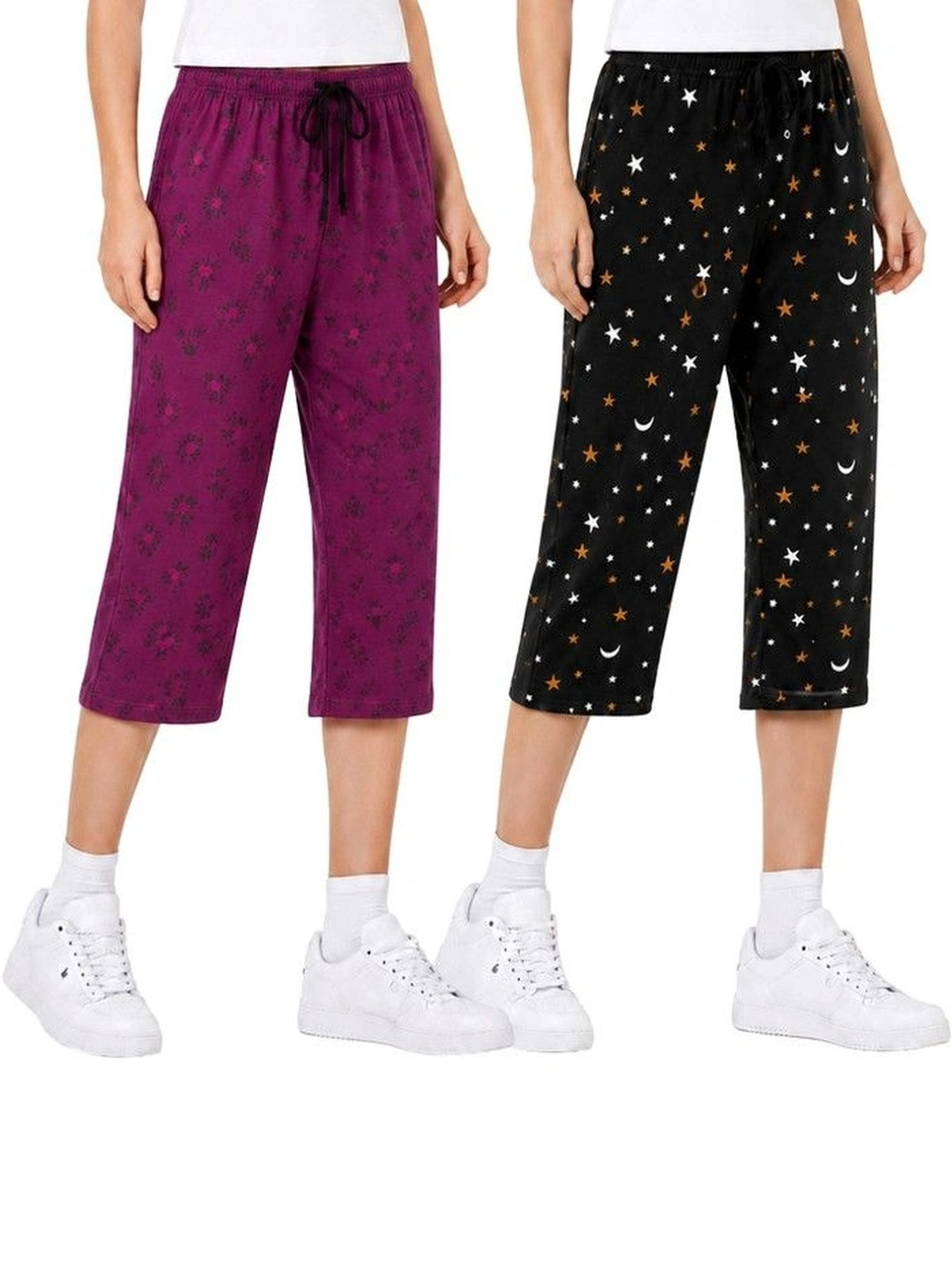 UNFLD Women Printed Capris