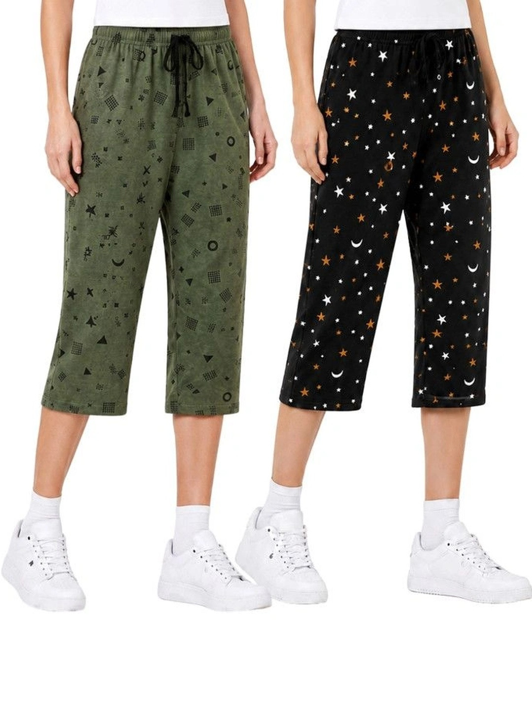 UNFLD Women Printed Capris