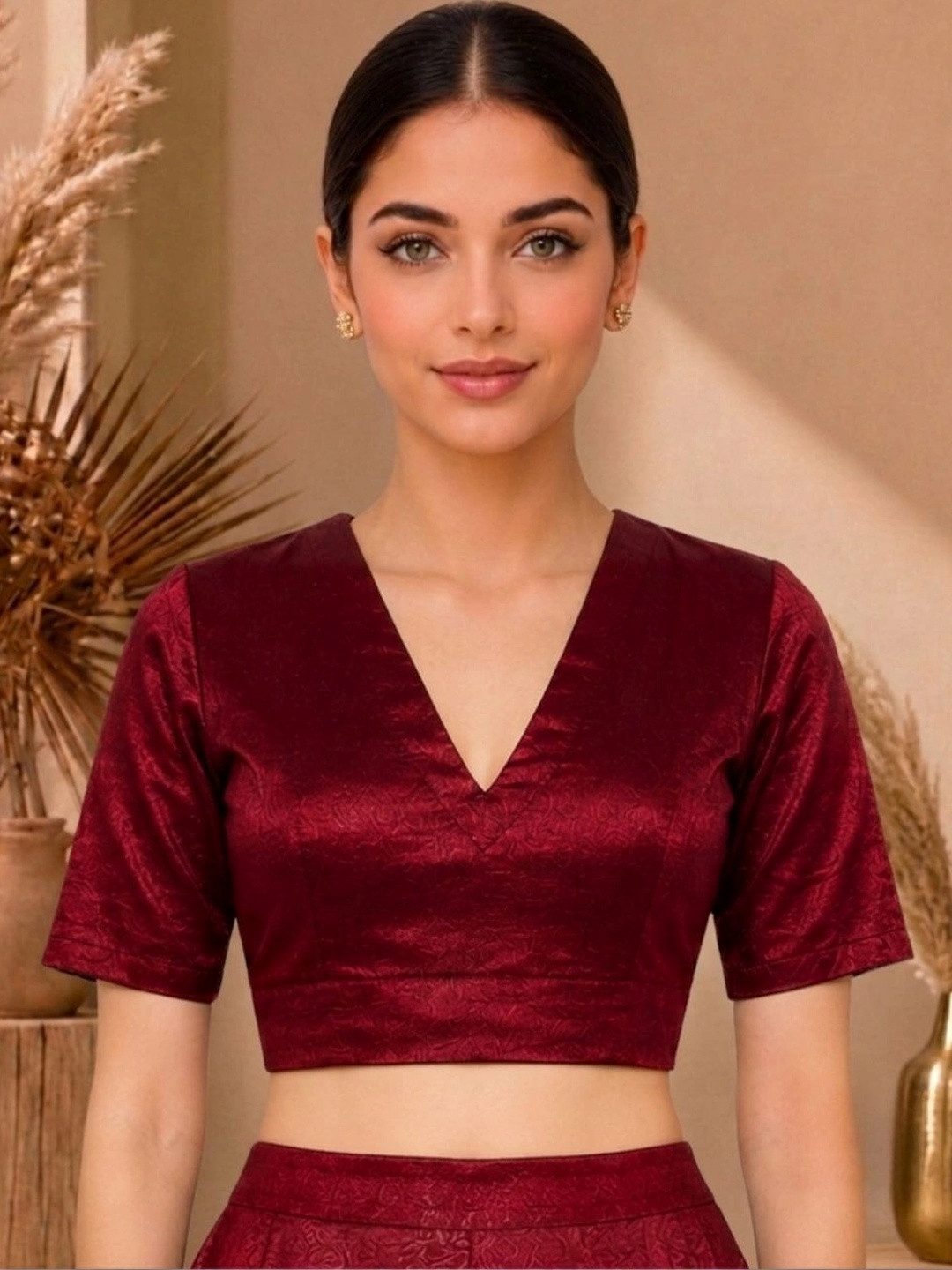 Thevasa Silk Woven Design Saree Blouse