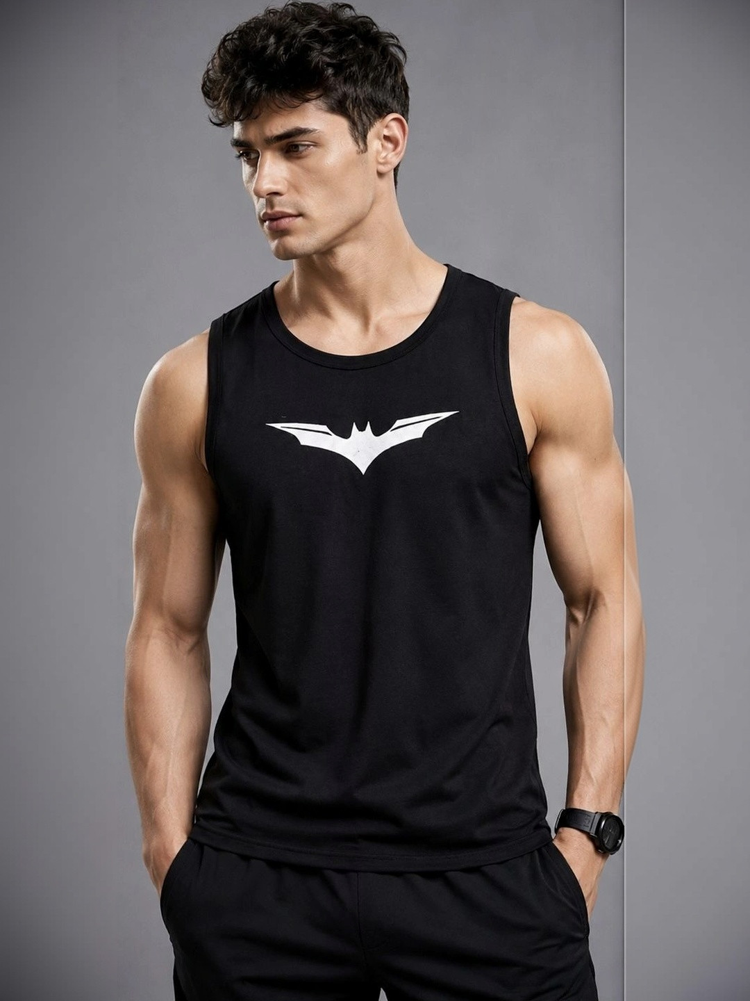 Sprouted Printed Assorted Gym Vest