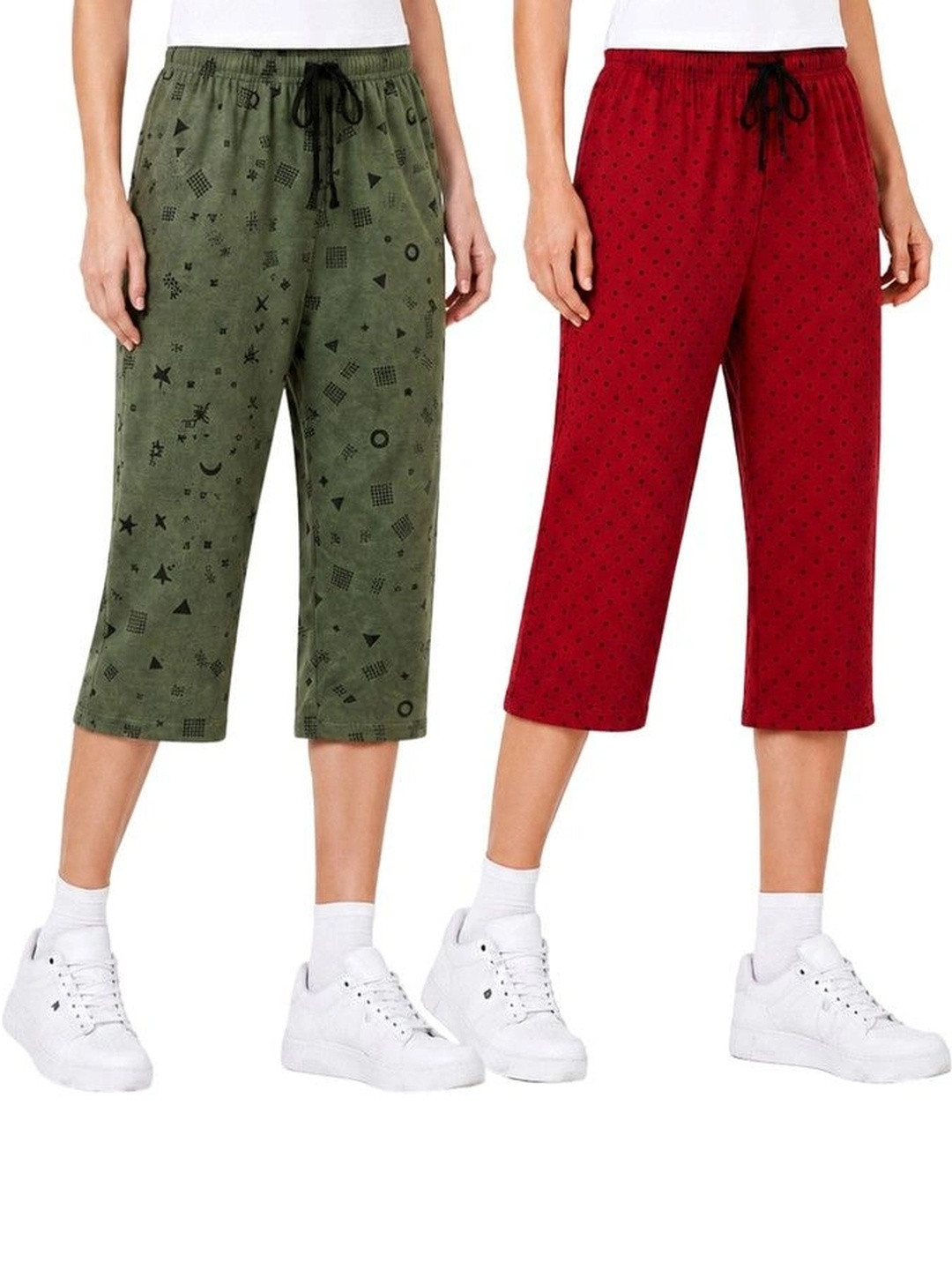 UNFLD Women Printed Capris