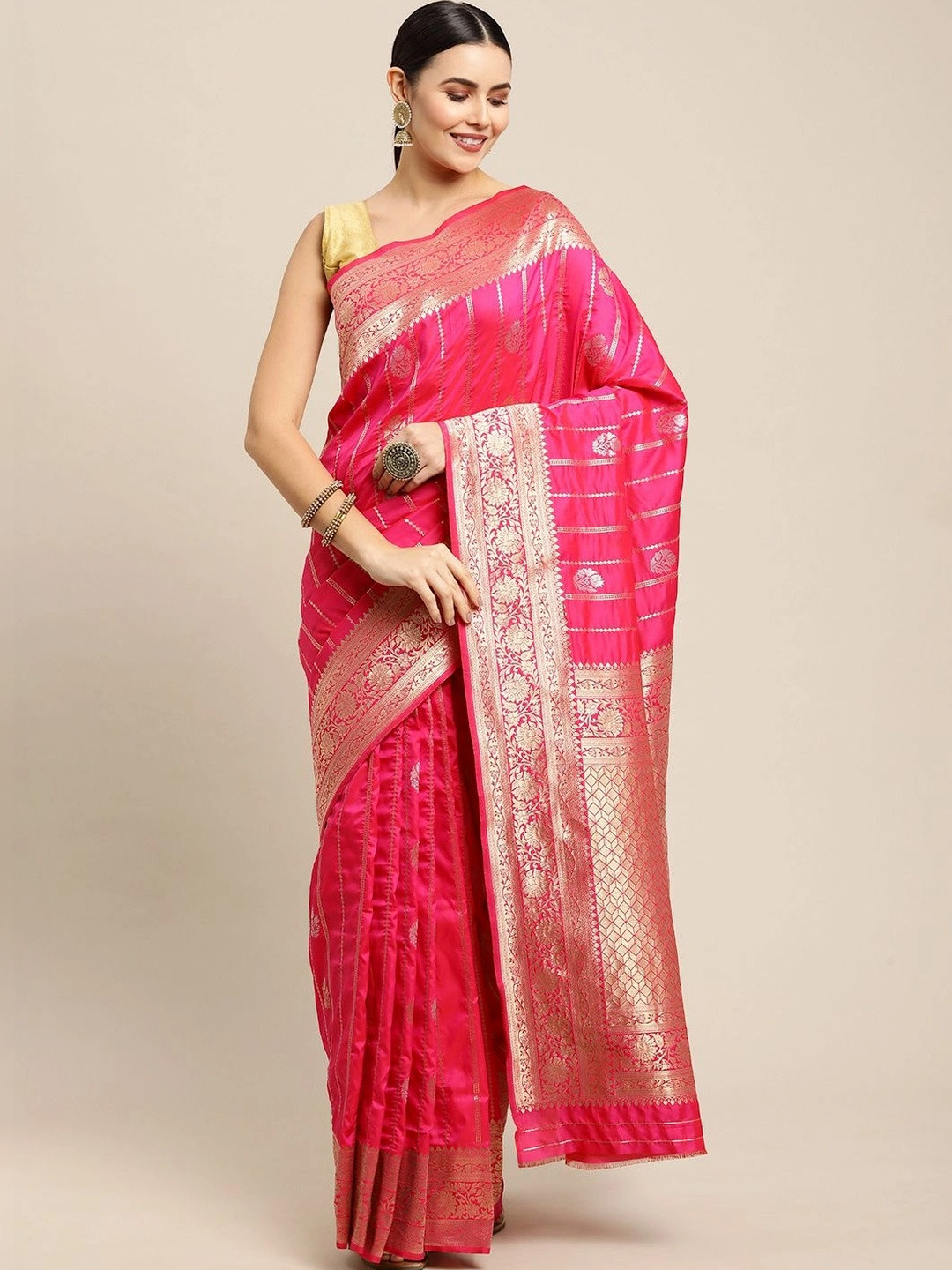 Royal Rajgharana Saree Woven Design Zari Art Silk Banarasi Sarees