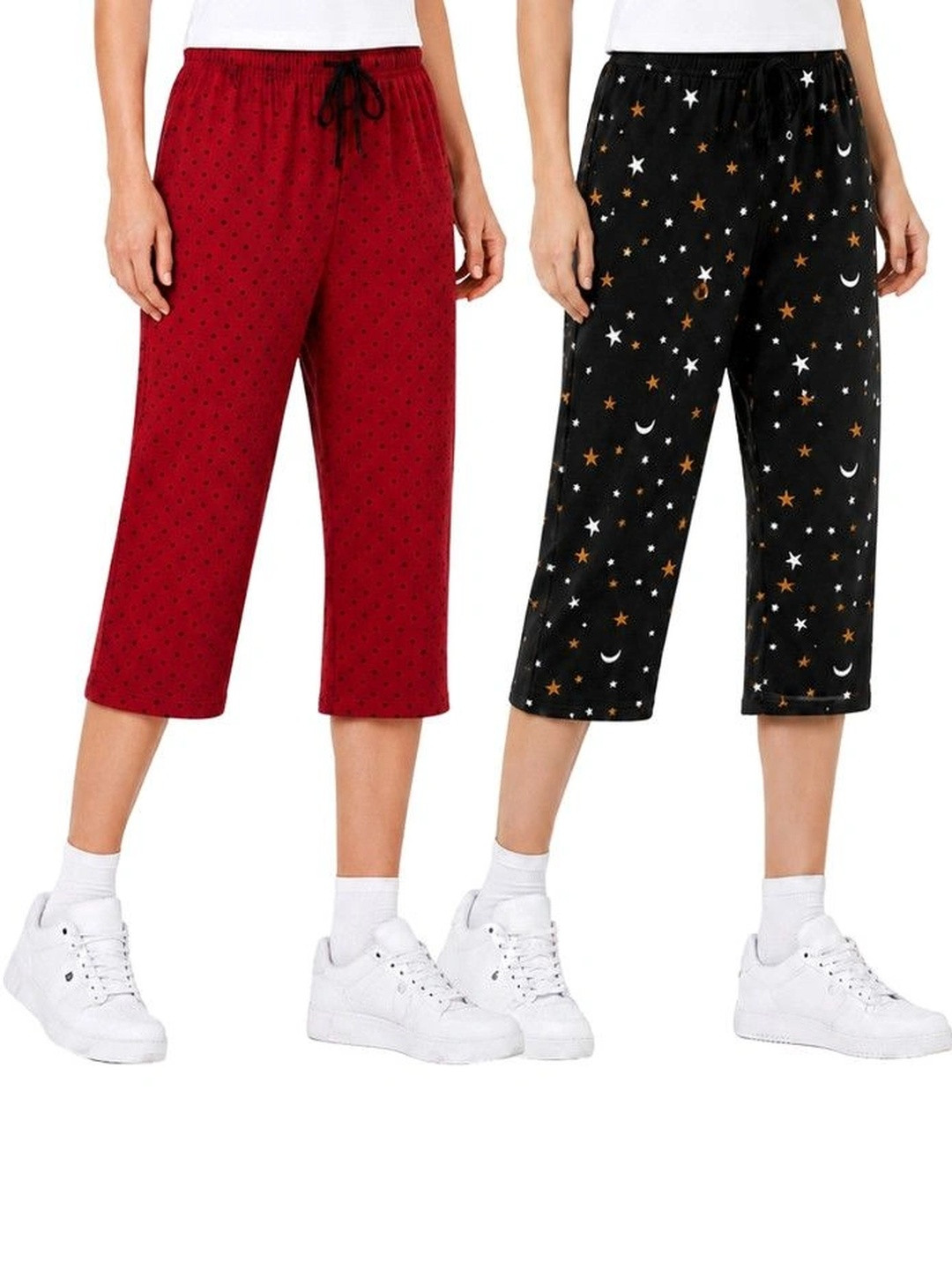 UNFLD Women Printed Capris