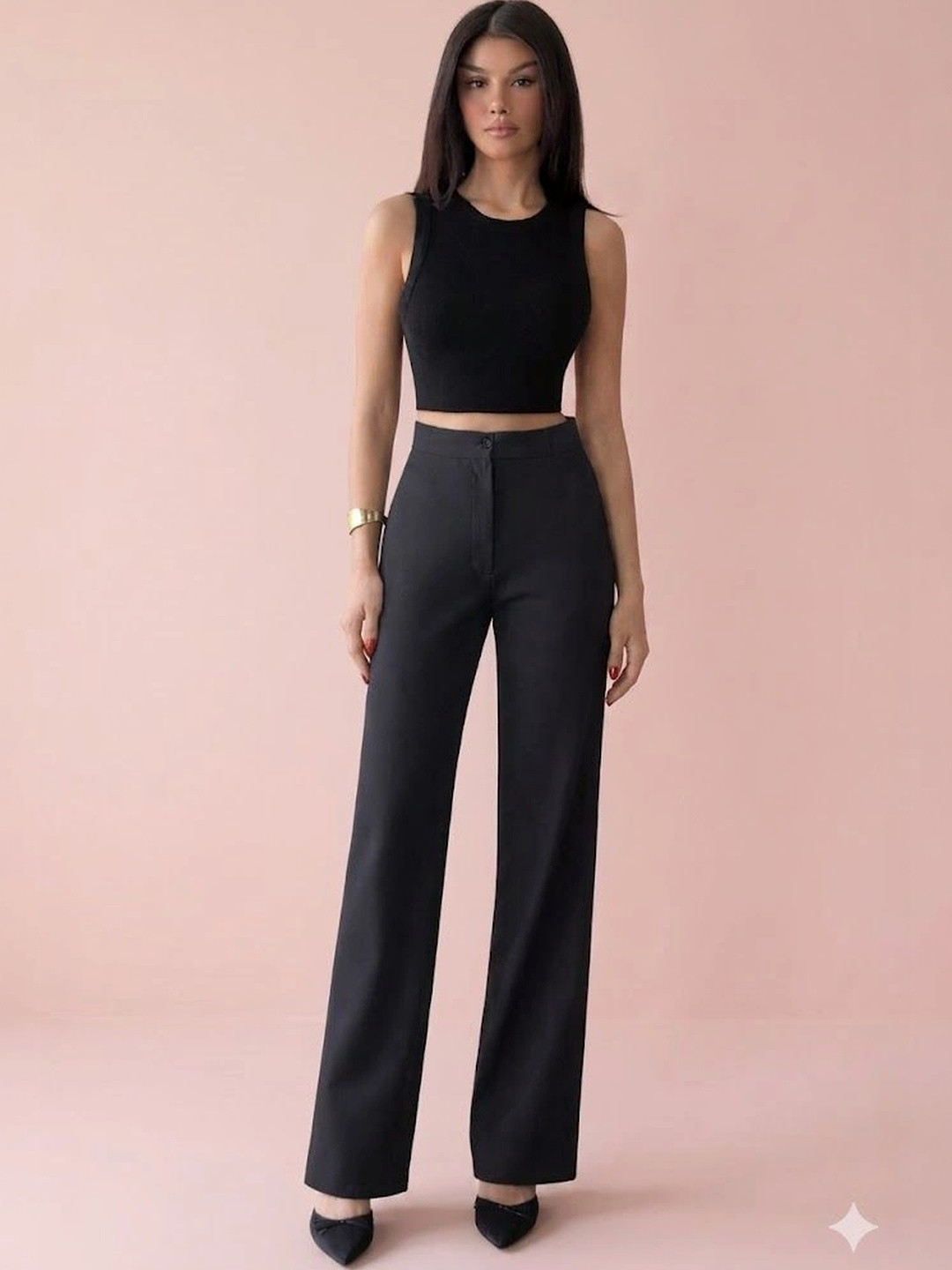 Neon Femme Women High-Rise Trousers