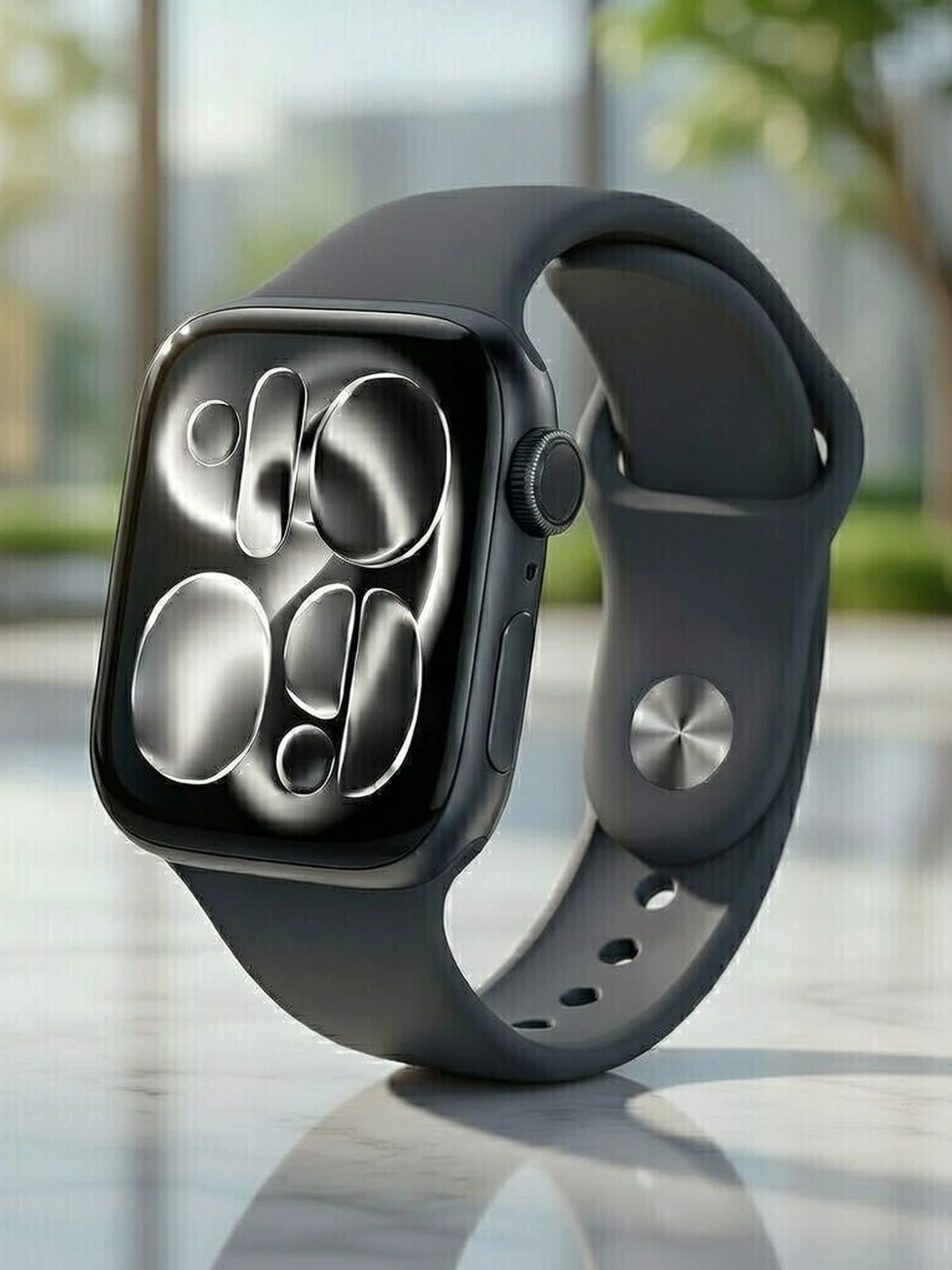 WEKTU Silicon Rectangular Running Smart Watches