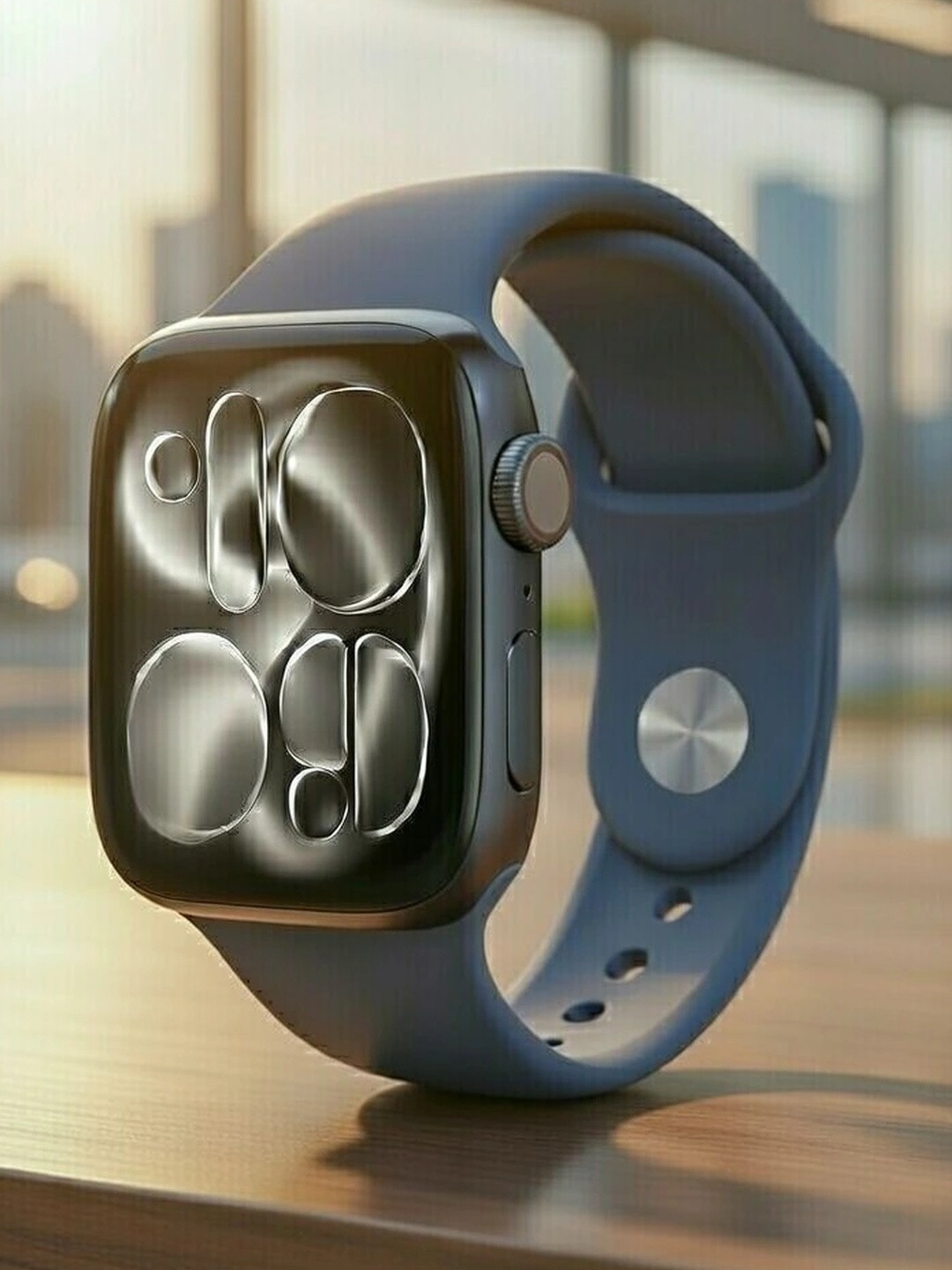 WEKTU Silicon Rectangular Running Smart Watches