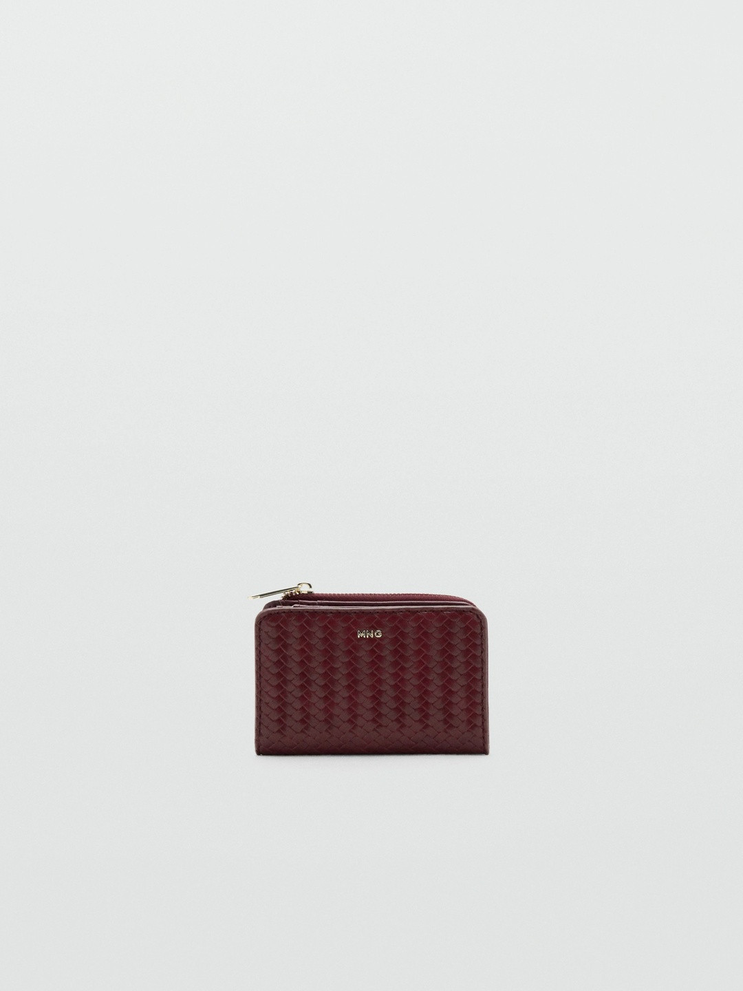 MANGO Women Woven Design Two Fold Wallet