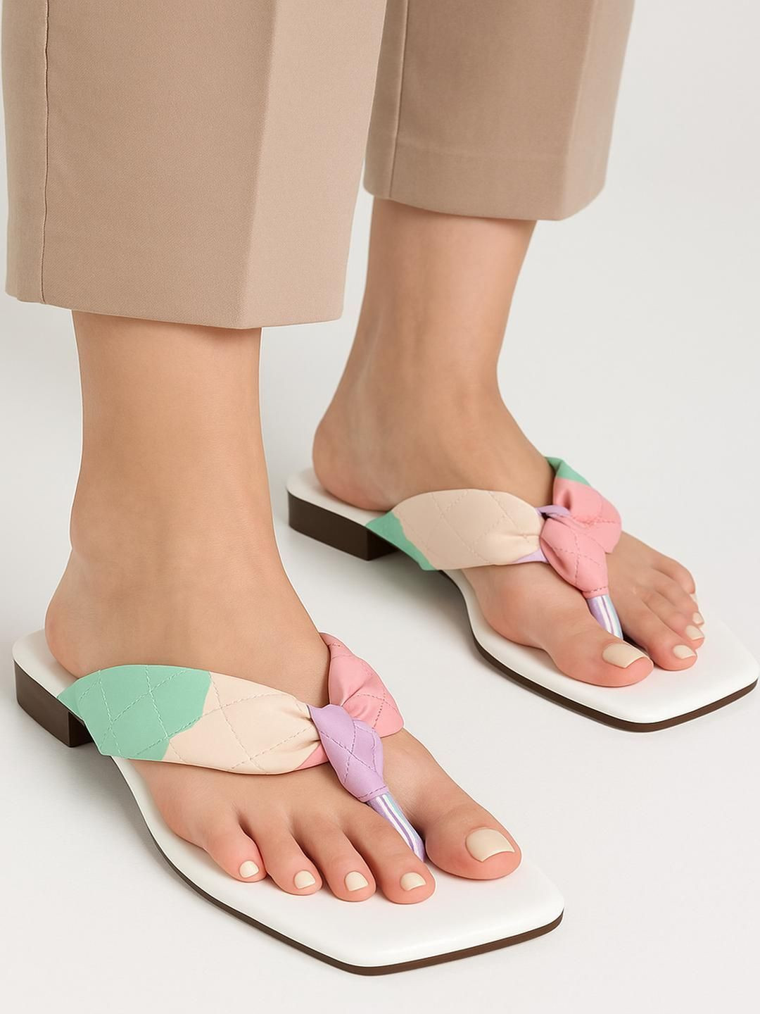 SHUNYA FOOTWEAR Women Multi Sandals