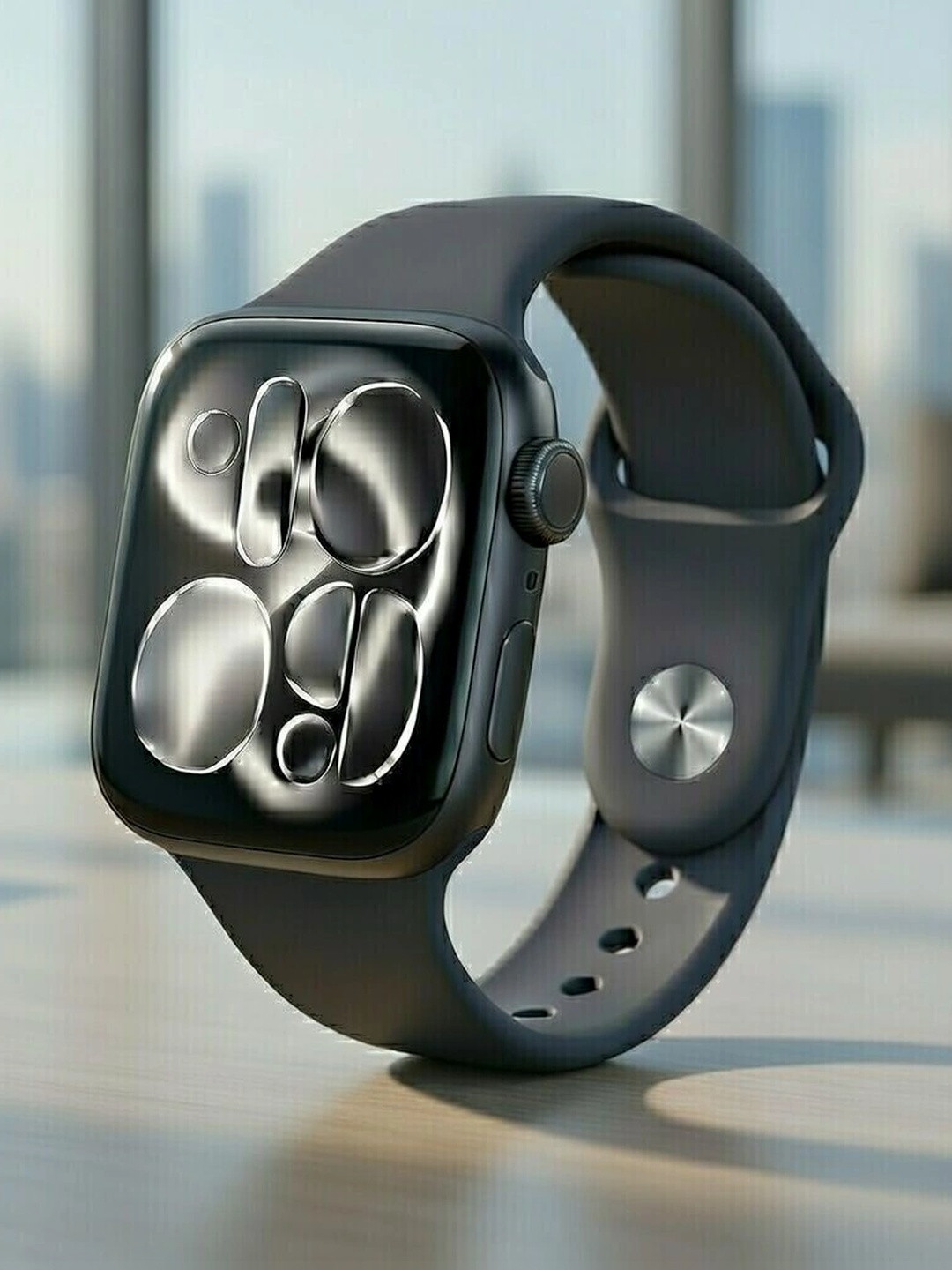 WEKTU Silicon Rectangular Running Smart Watches
